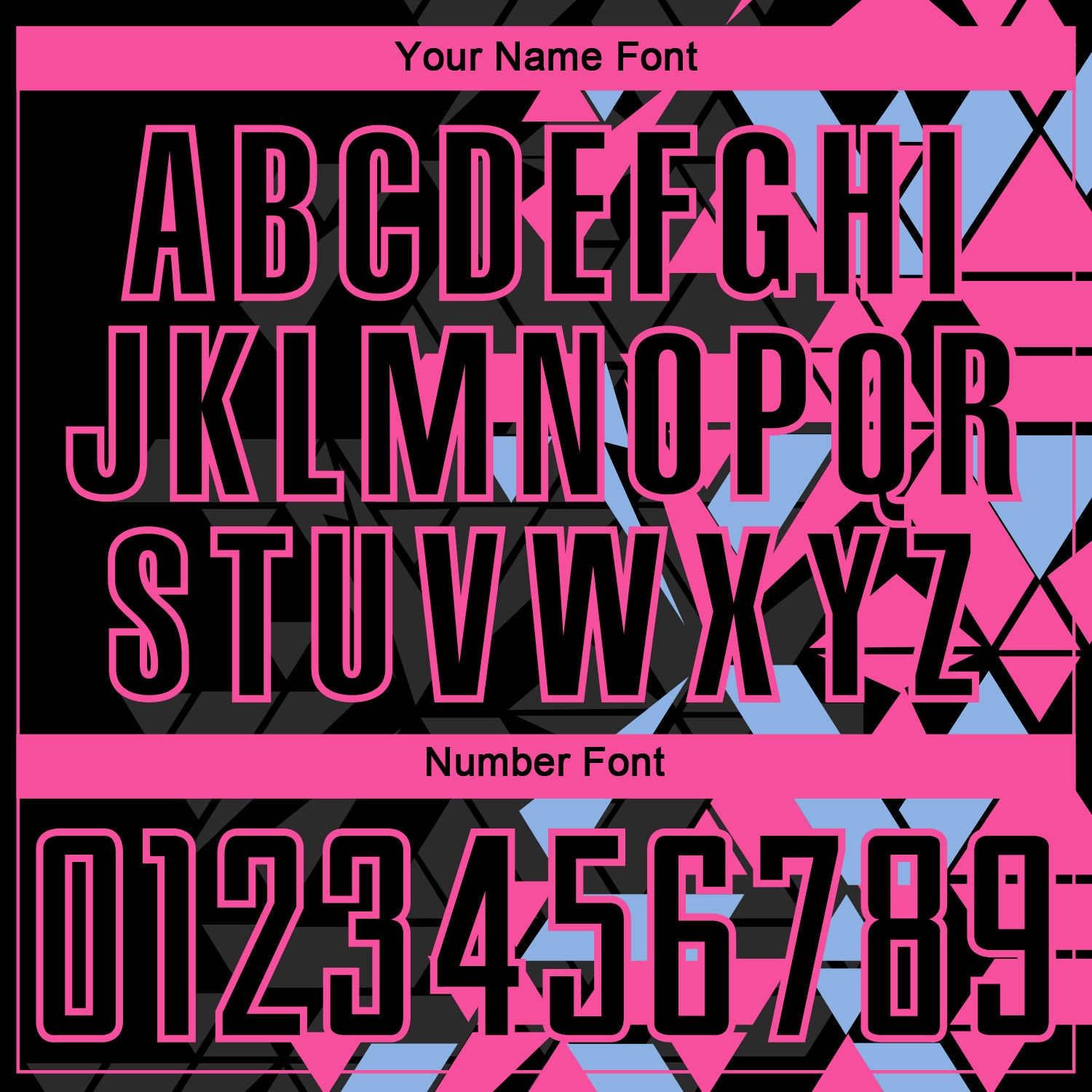 Custom Black Pink-Light Blue Geometric Grid Gradient Sublimation Soccer Uniform Jersey view 6