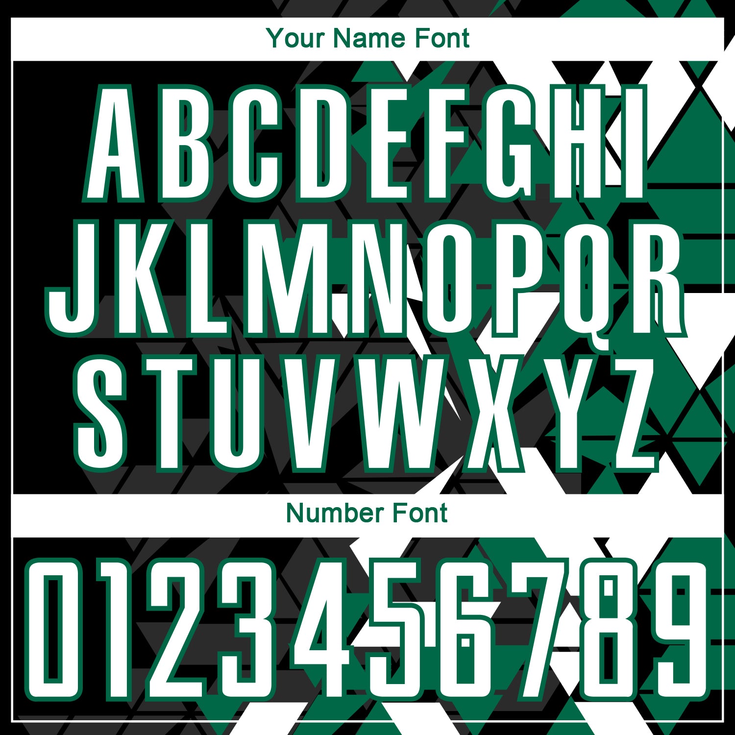Custom Black White-Kelly Green Geometric Grid Gradient Sublimation Soccer Uniform Jersey view 6