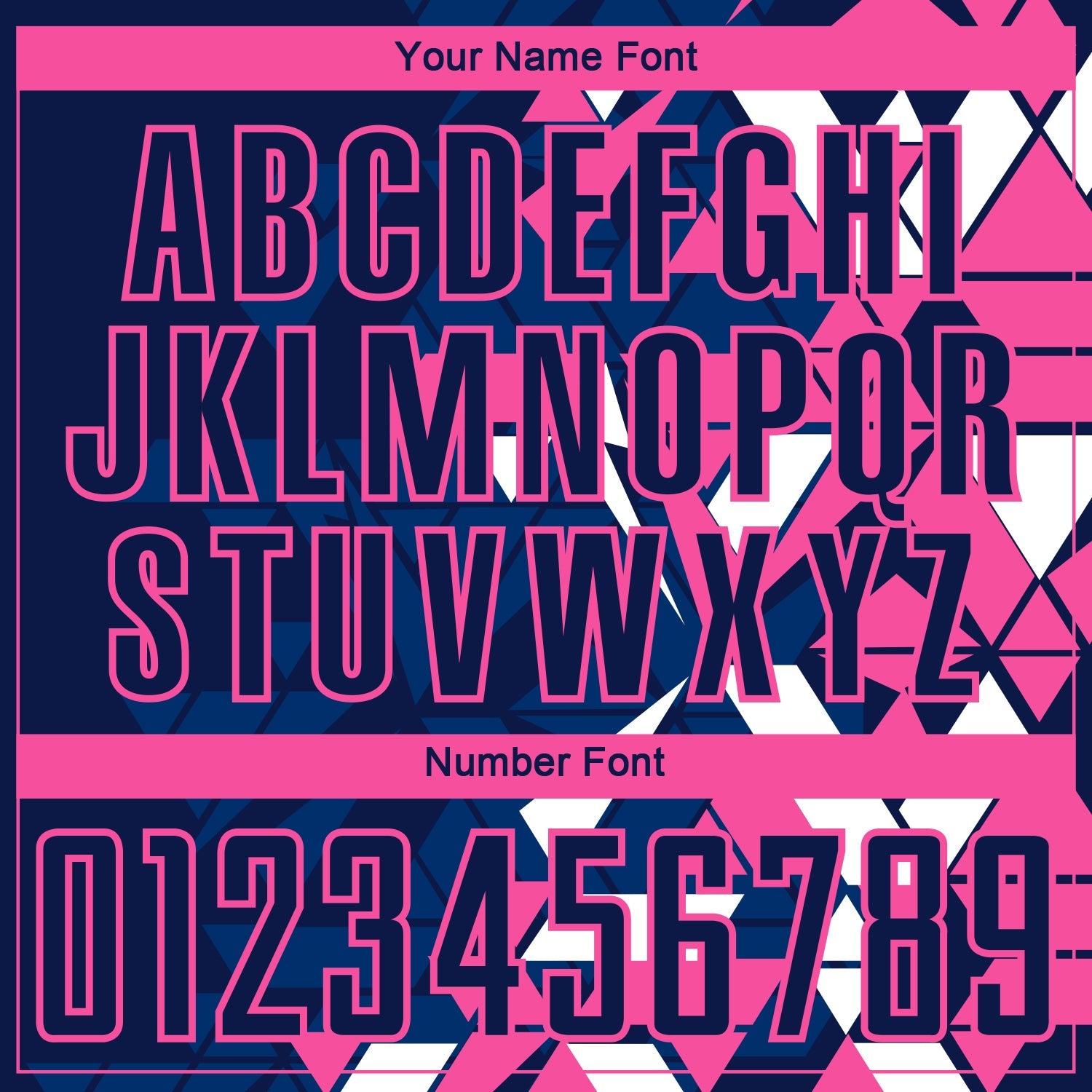 Custom Navy US Navy Blue Pink-White Geometric Grid Gradient Sublimation Soccer Uniform Jersey view 6