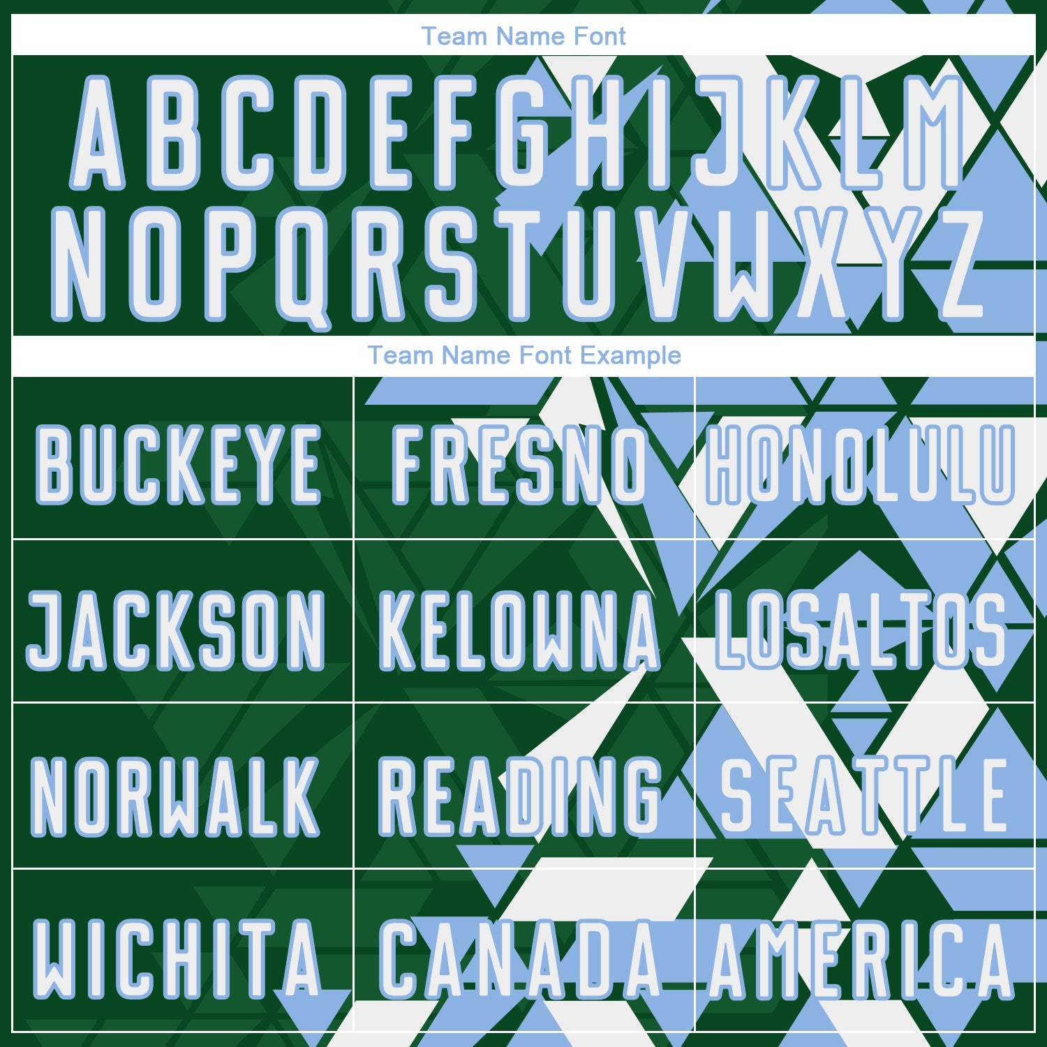 Custom Green White-Light Blue Geometric Grid Gradient Sublimation Soccer Uniform Jersey view 5