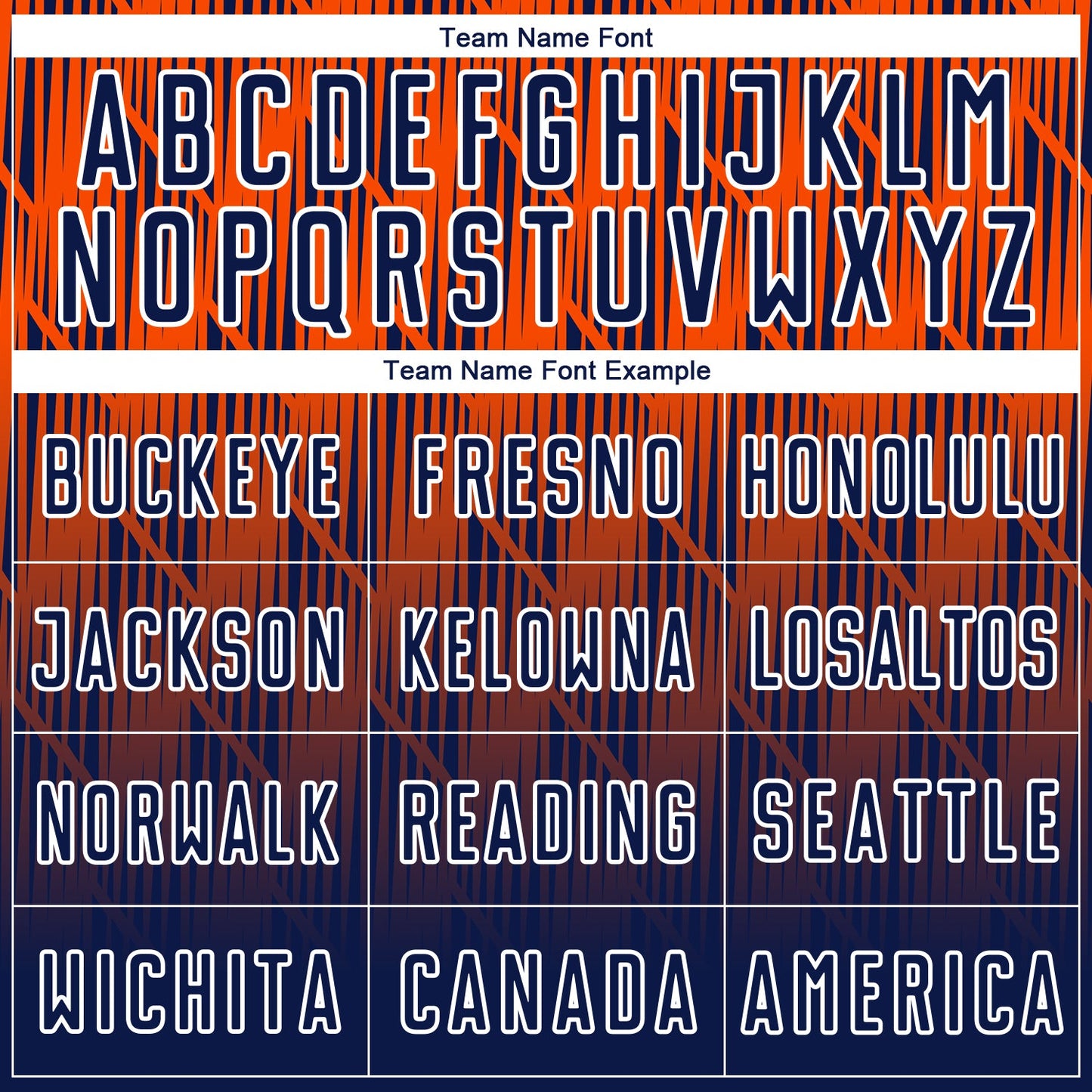 Custom Navy Orange-White Spiked Sharp Lines Gradient Sublimation Soccer Uniform Jersey view 5