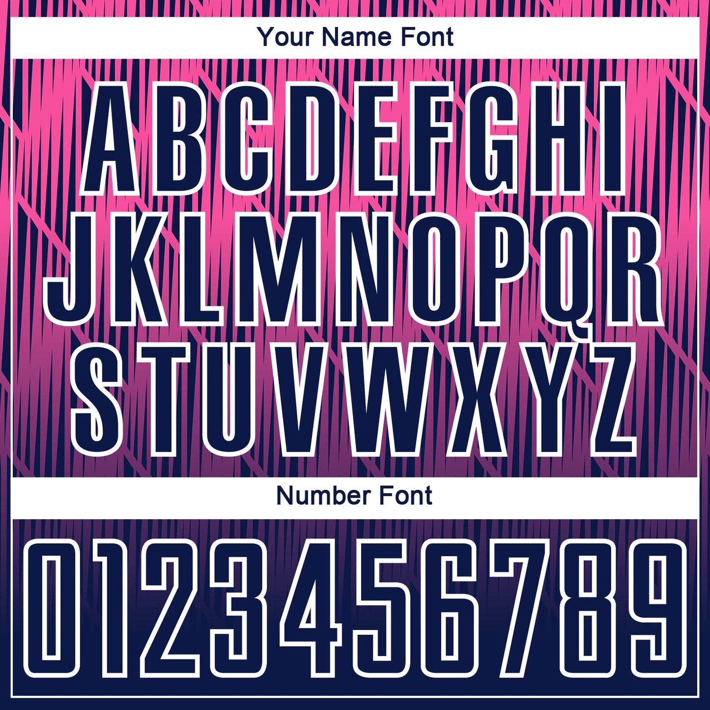 Custom Navy Pink-White Spiked Sharp Lines Gradient Sublimation Soccer Uniform Jersey view 6