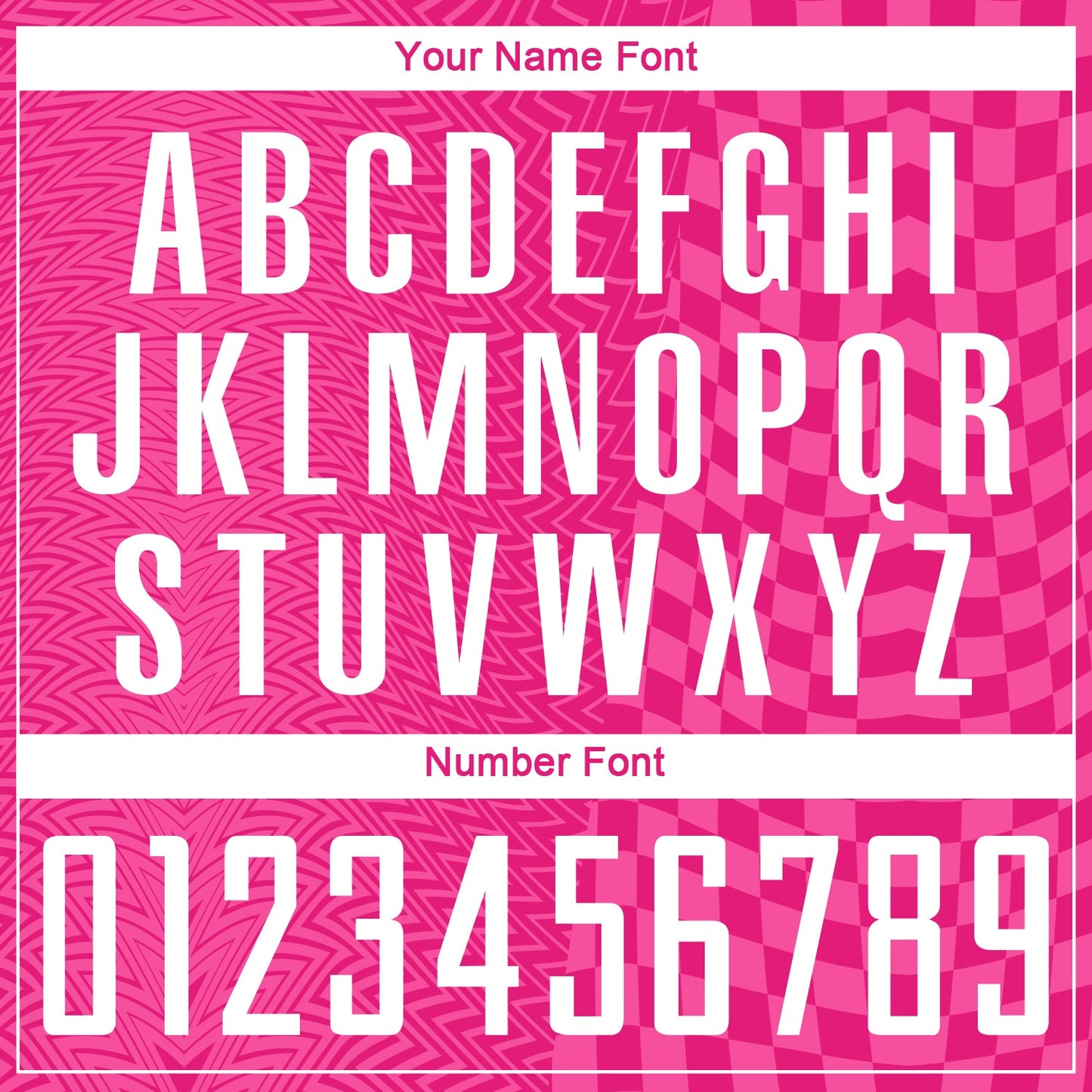 Custom Hot Pink-White Geometric Patchwork Asymmetry Checkered Zigzag Lines Sublimation Soccer Uniform Jersey view 6