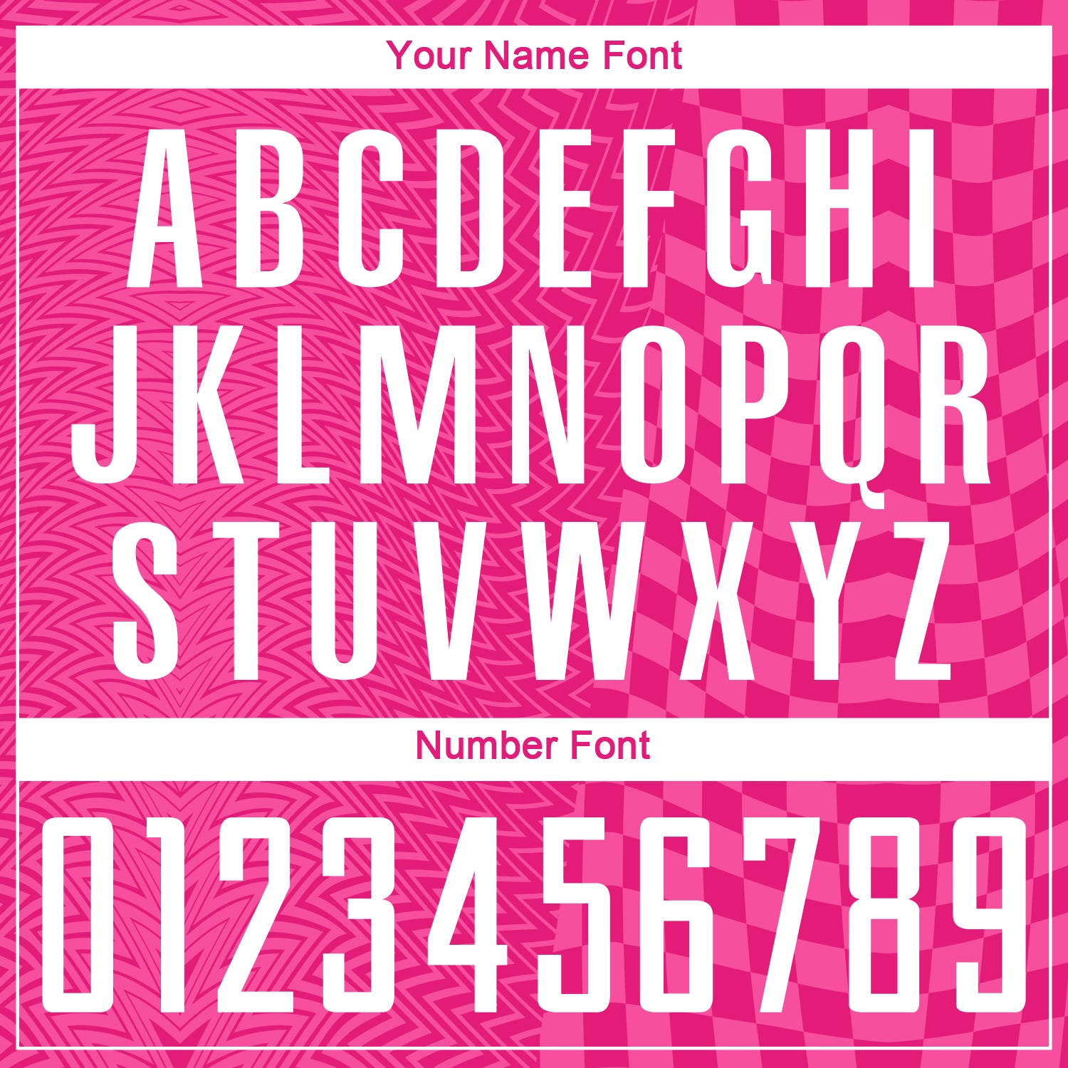 Custom Hot Pink-White Geometric Patchwork Asymmetry Checkered Zigzag Lines Sublimation Soccer Uniform Jersey view 6