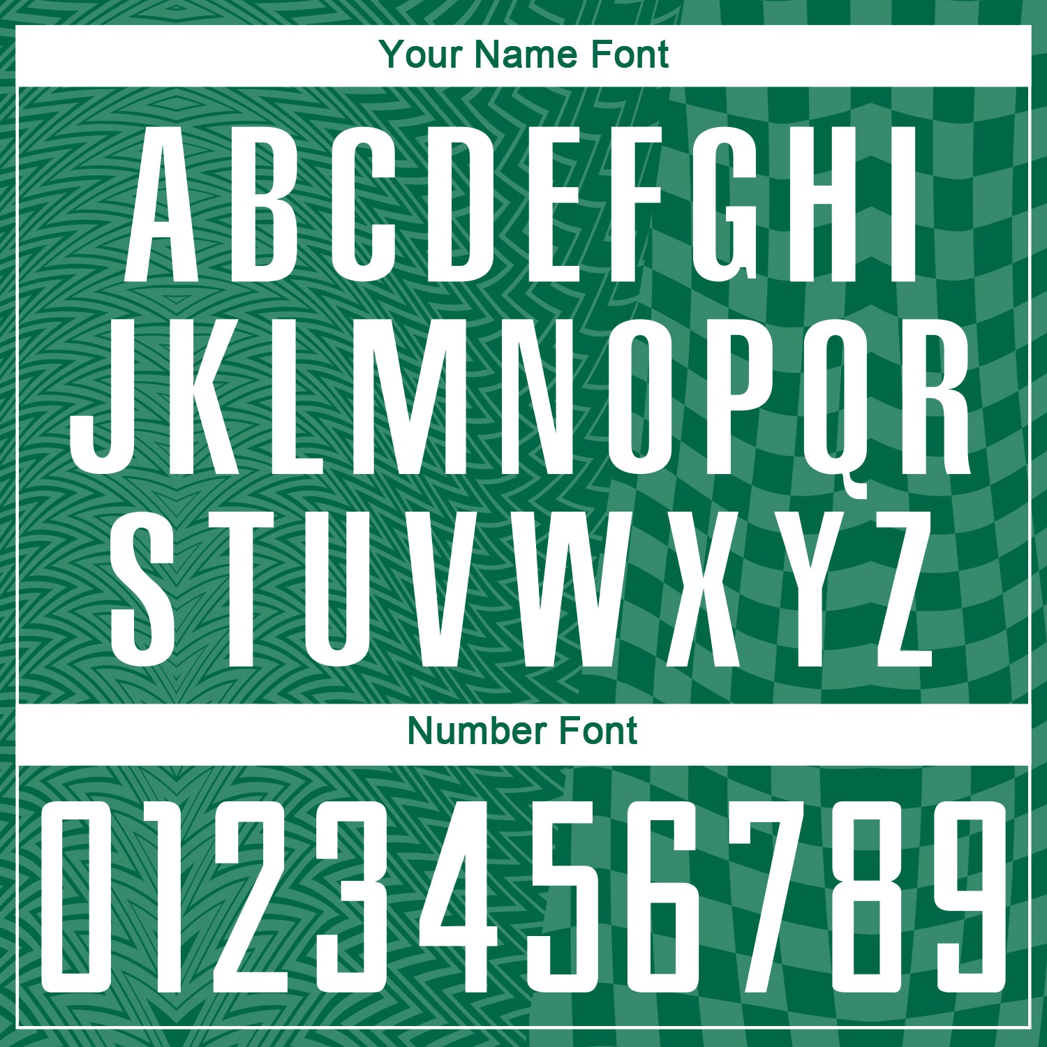 Custom Kelly Green-White Geometric Patchwork Asymmetry Checkered Zigzag Lines Sublimation Soccer Uniform Jersey view 6
