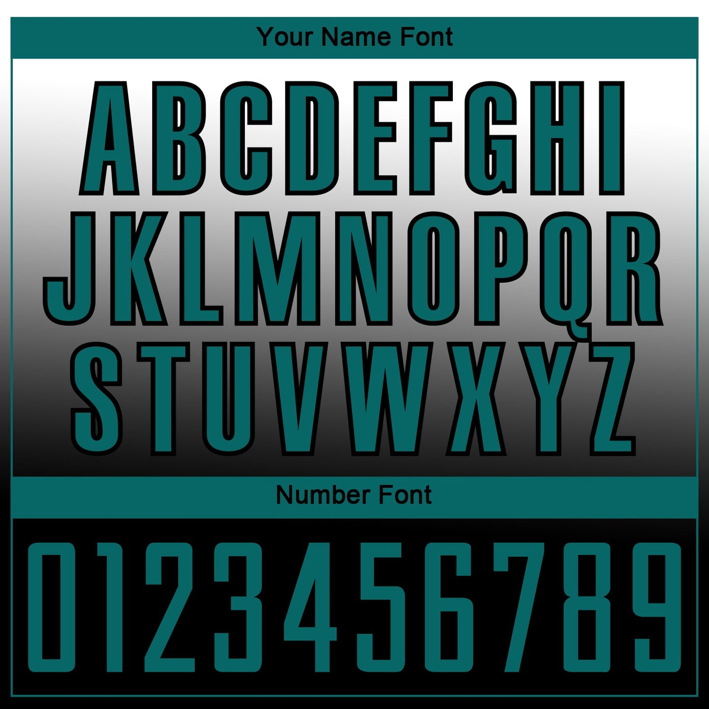 Custom White Teal-Black Gradient Style Twinkle Star Sublimation Soccer Uniform Jersey view 6