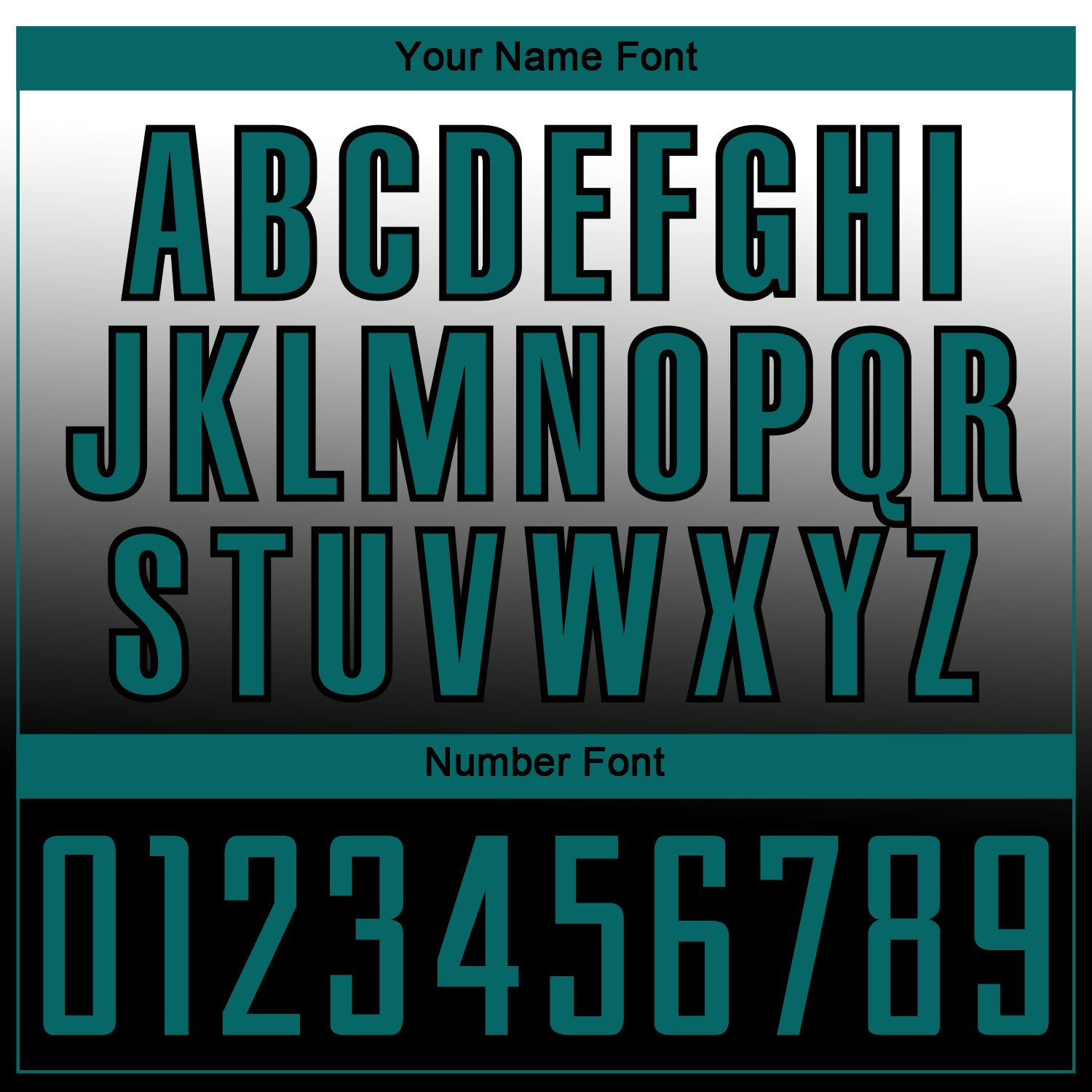 Custom White Teal-Black Gradient Style Twinkle Star Sublimation Soccer Uniform Jersey view 6