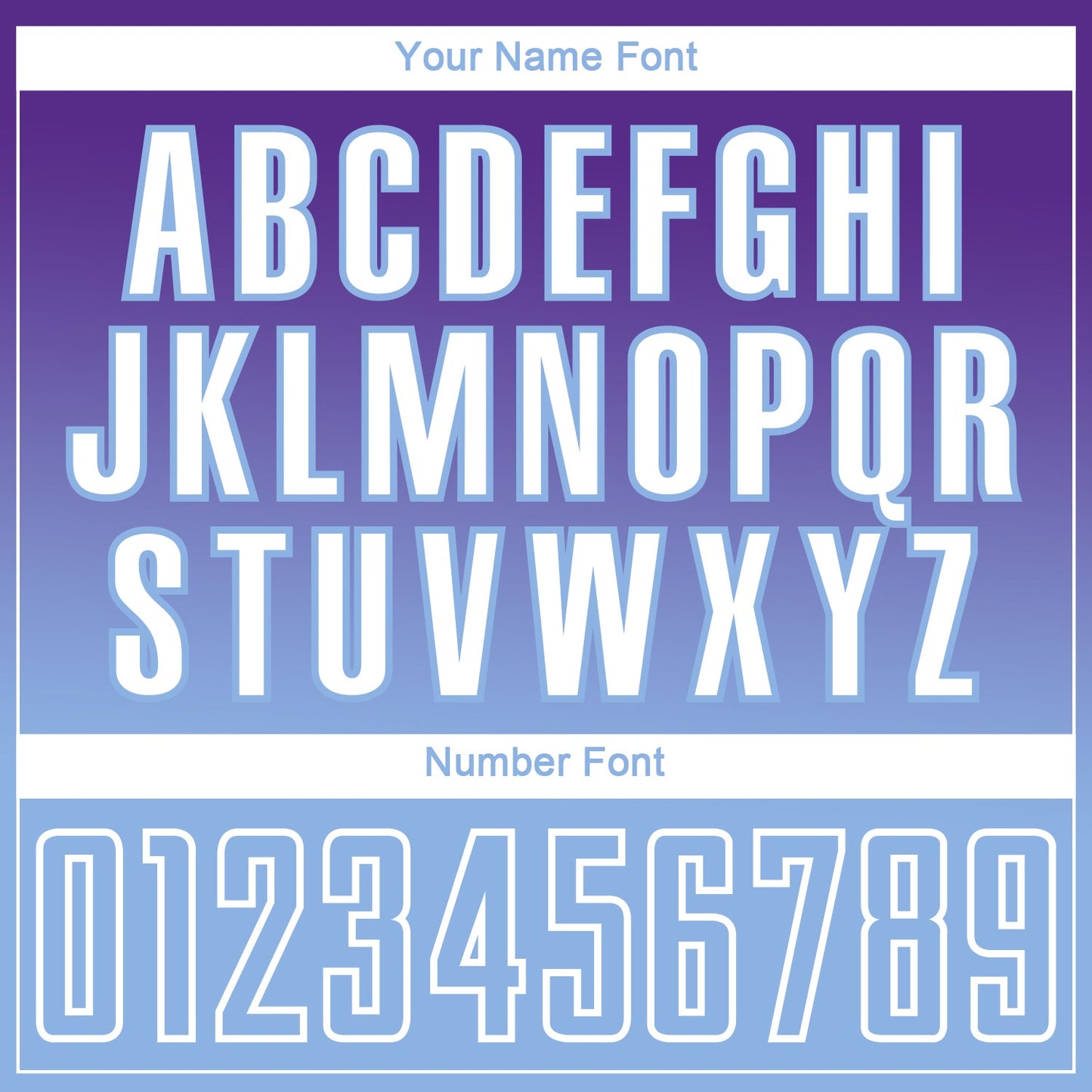 Custom Purple Light Blue-White Gradient Style Twinkle Star Sublimation Soccer Uniform Jersey view 6