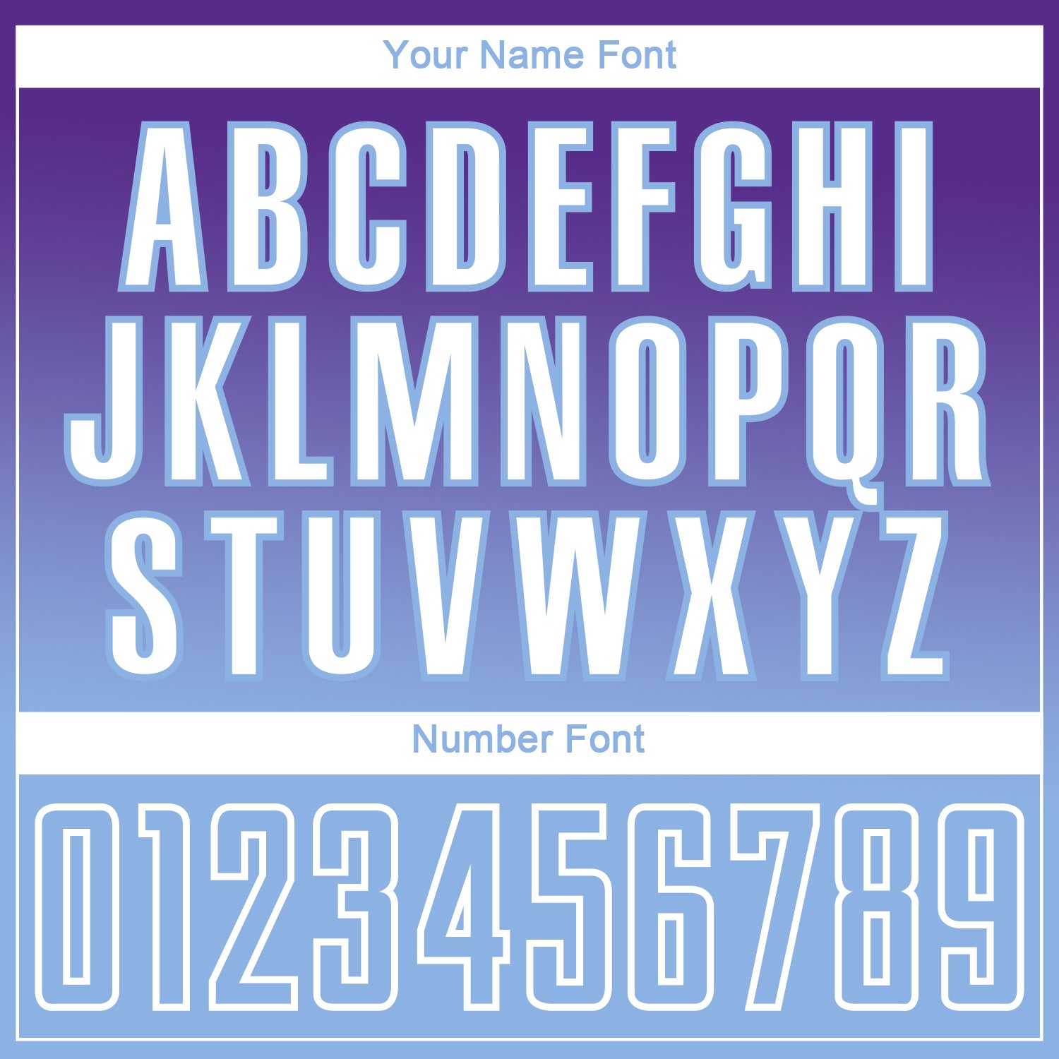 Custom Purple Light Blue-White Gradient Style Twinkle Star Sublimation Soccer Uniform Jersey view 6