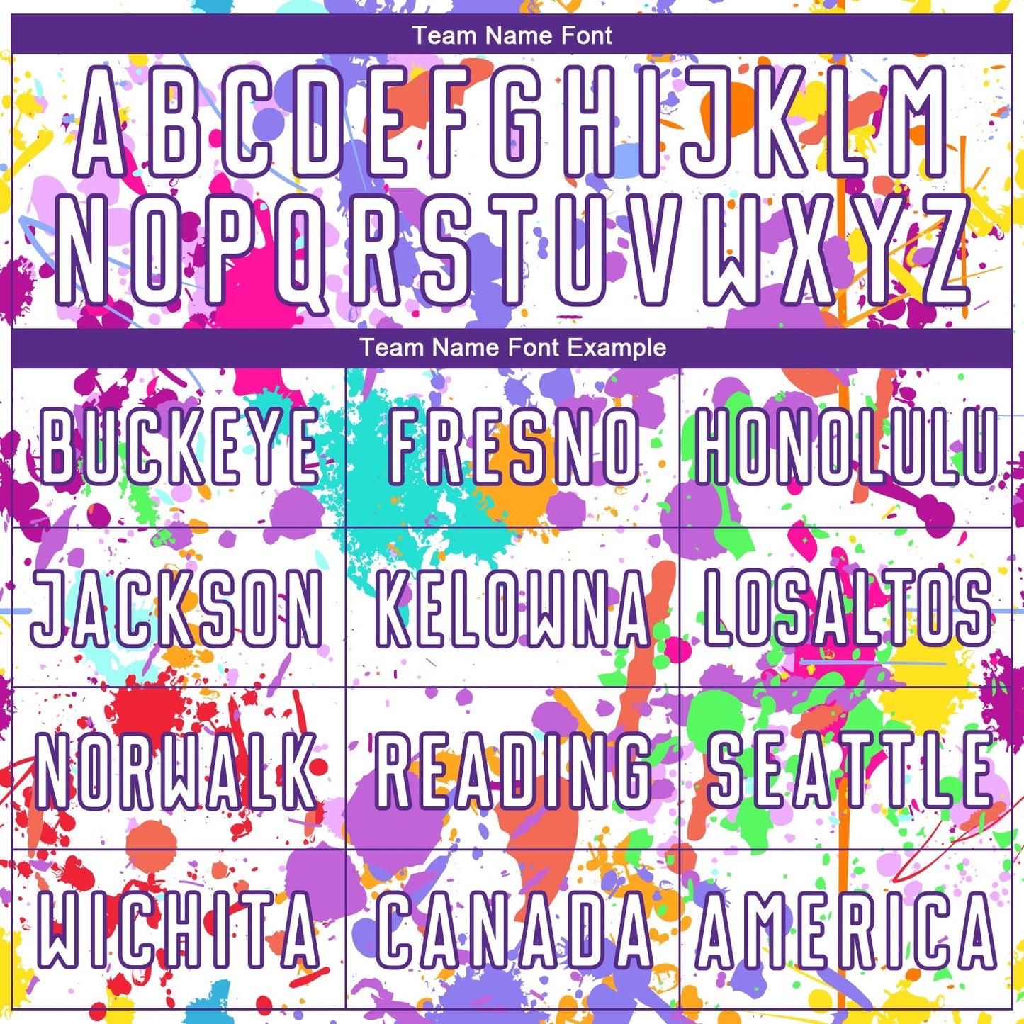 Custom Graffiti Pattern White-Purple Paint Splatter Sublimation Soccer Uniform Jersey view 5