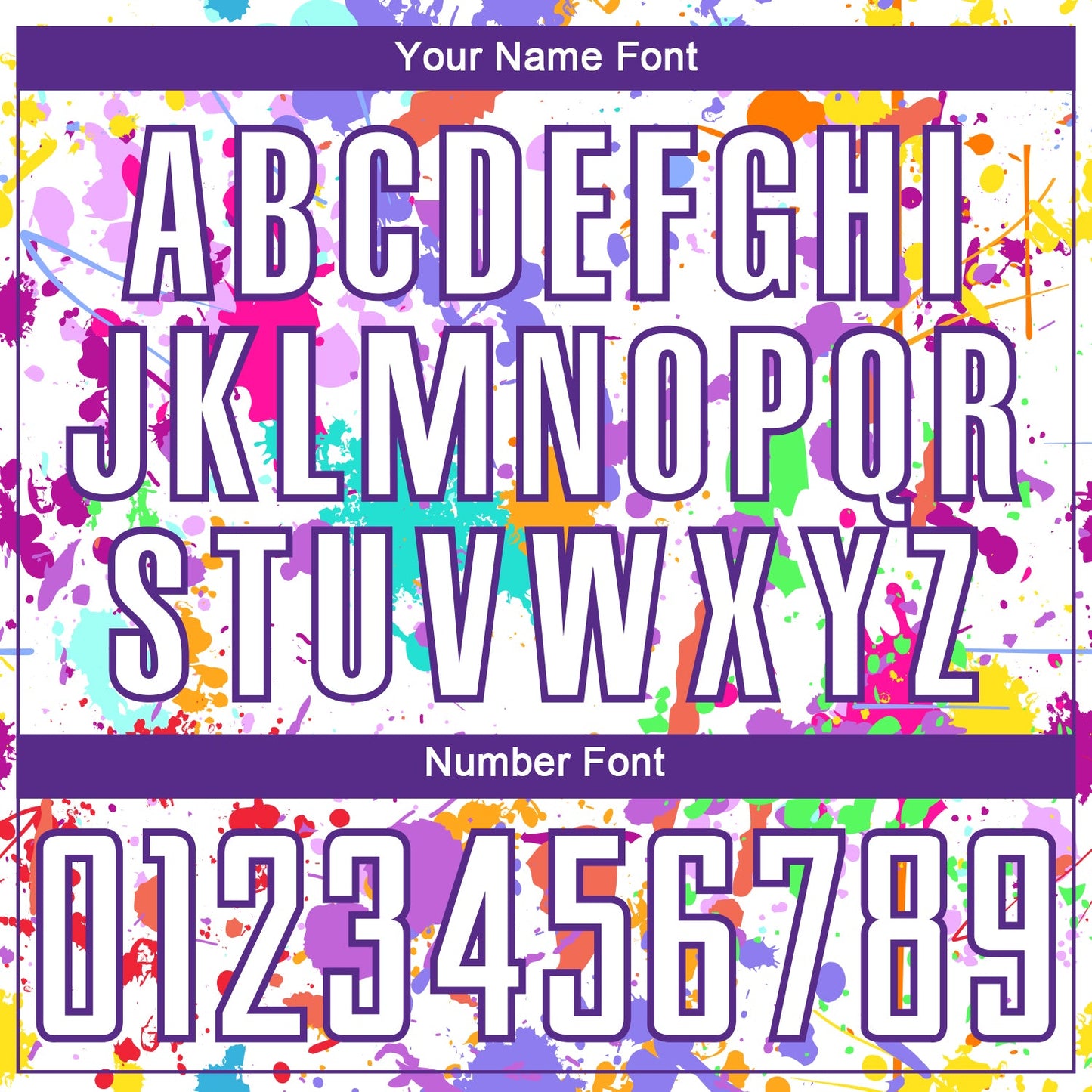 Custom Graffiti Pattern White-Purple Paint Splatter Sublimation Soccer Uniform Jersey view 6