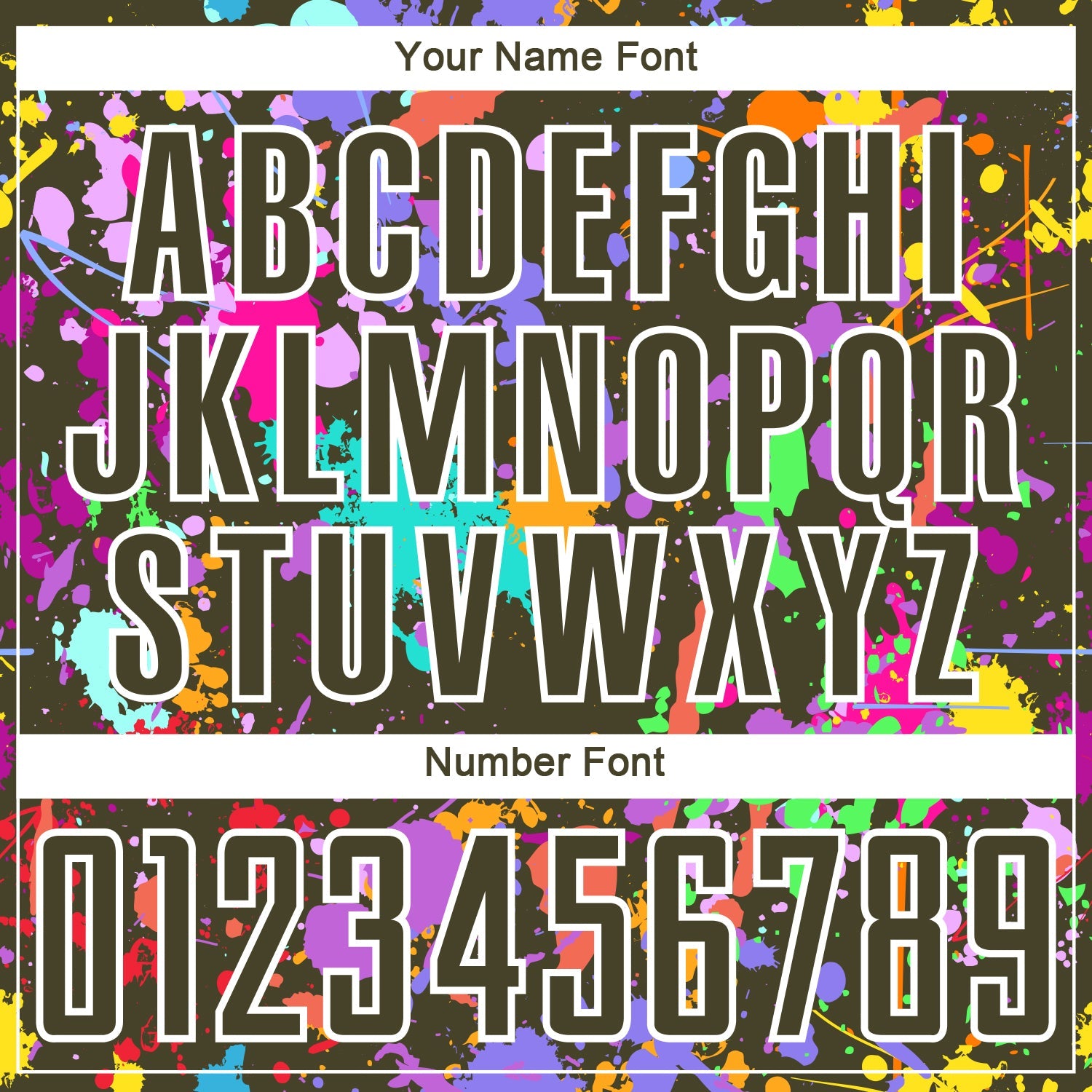 Custom Graffiti Pattern Olive-White Paint Splatter Sublimation Soccer Uniform Jersey view 6