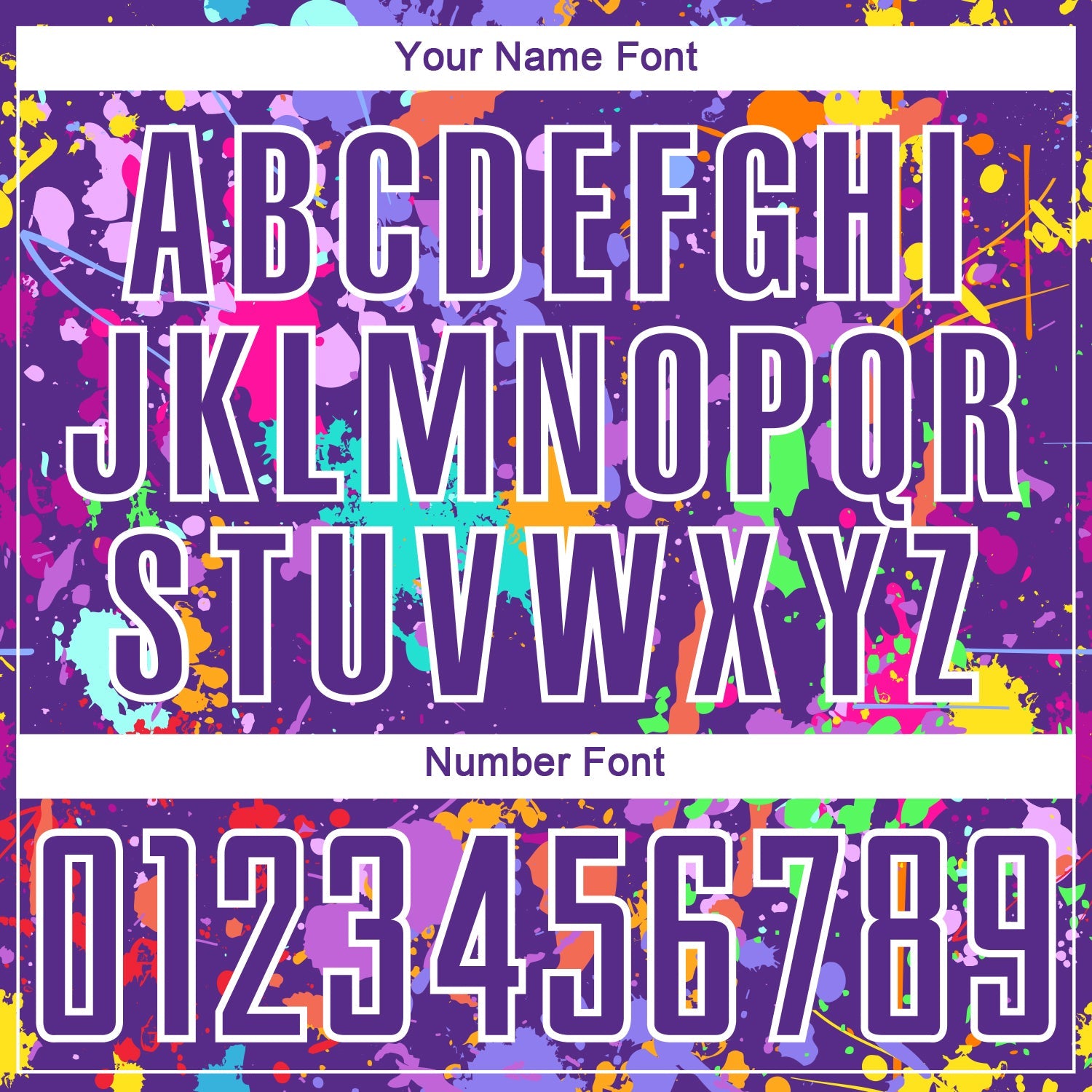 Custom Graffiti Pattern Purple-White Paint Splatter Sublimation Soccer Uniform Jersey view 6
