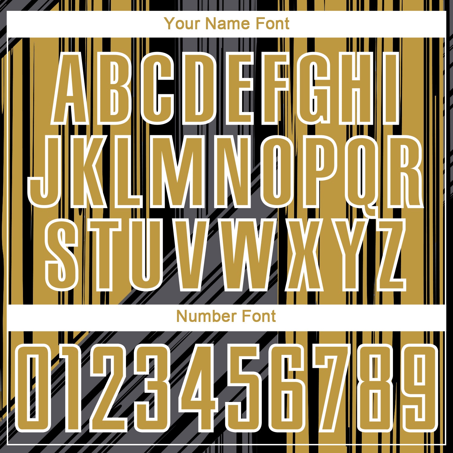 Custom Black Old Gold-White Brush Stroke Fluid Stripes Sublimation Soccer Uniform Jersey view 6