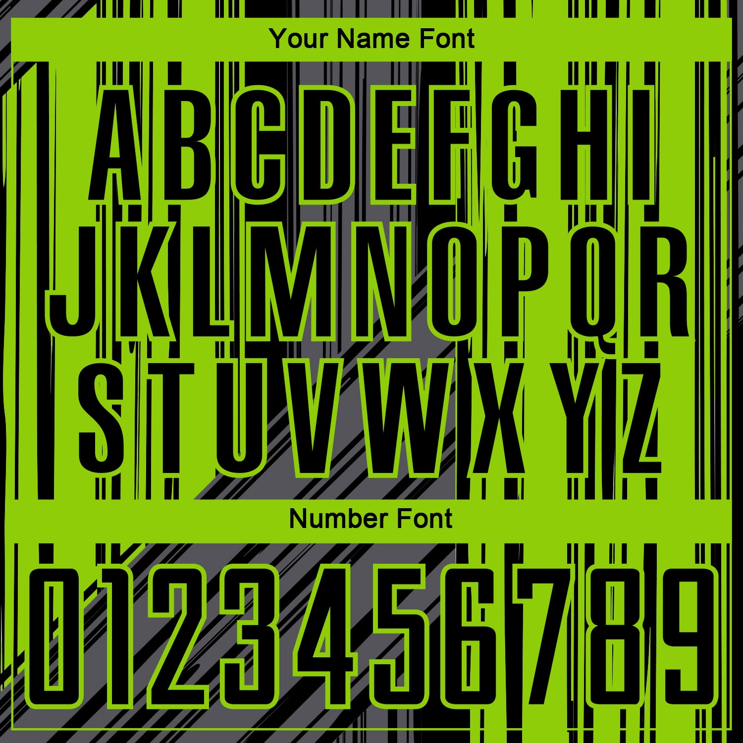 Custom Black-Neon Green Brush Stroke Fluid Stripes Sublimation Soccer Uniform Jersey view 6