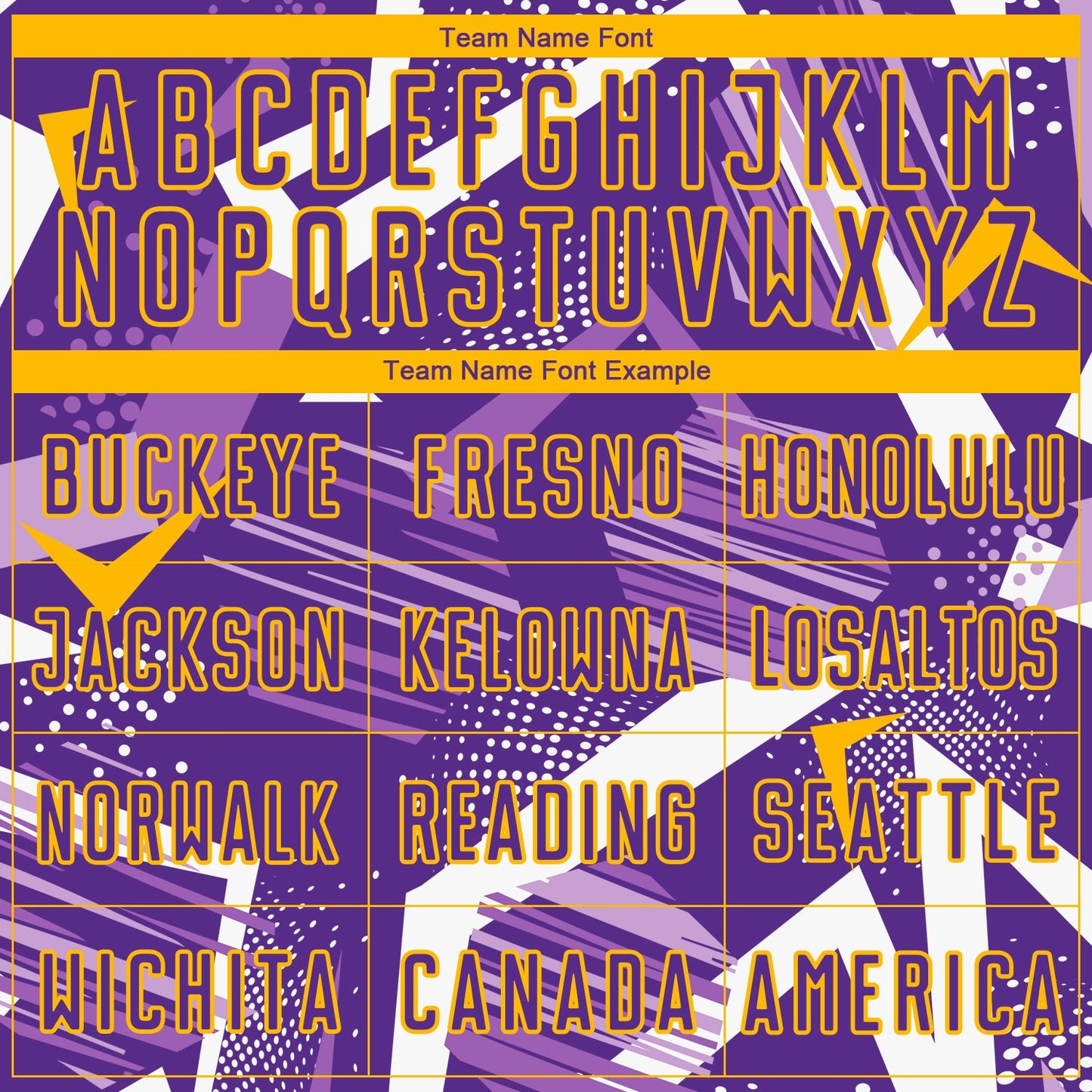 Custom Purple White-Gold Geometric Asymmetry Shatter Sublimation Soccer Uniform Jersey view 5