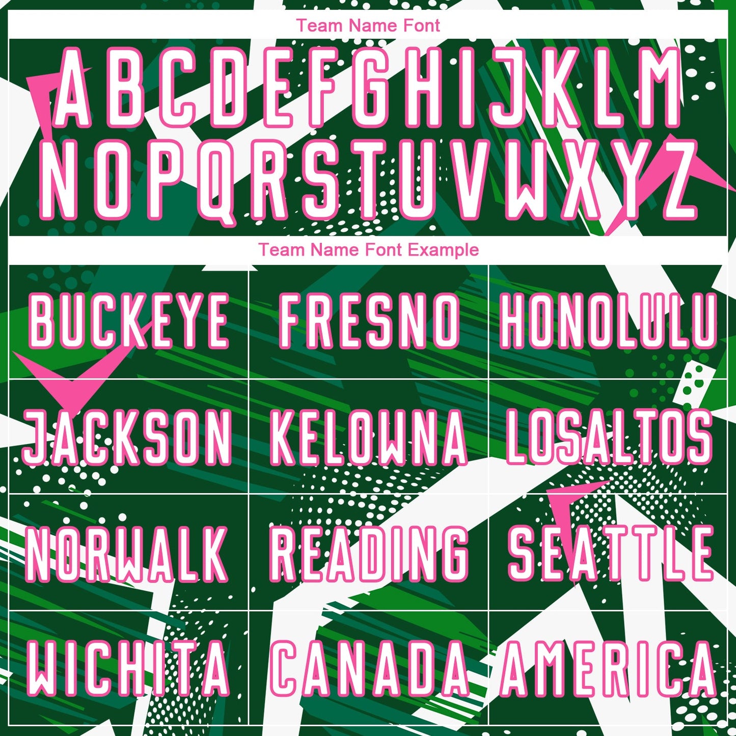 Custom Green White-Pink Geometric Asymmetry Shatter Sublimation Soccer Uniform Jersey view 5