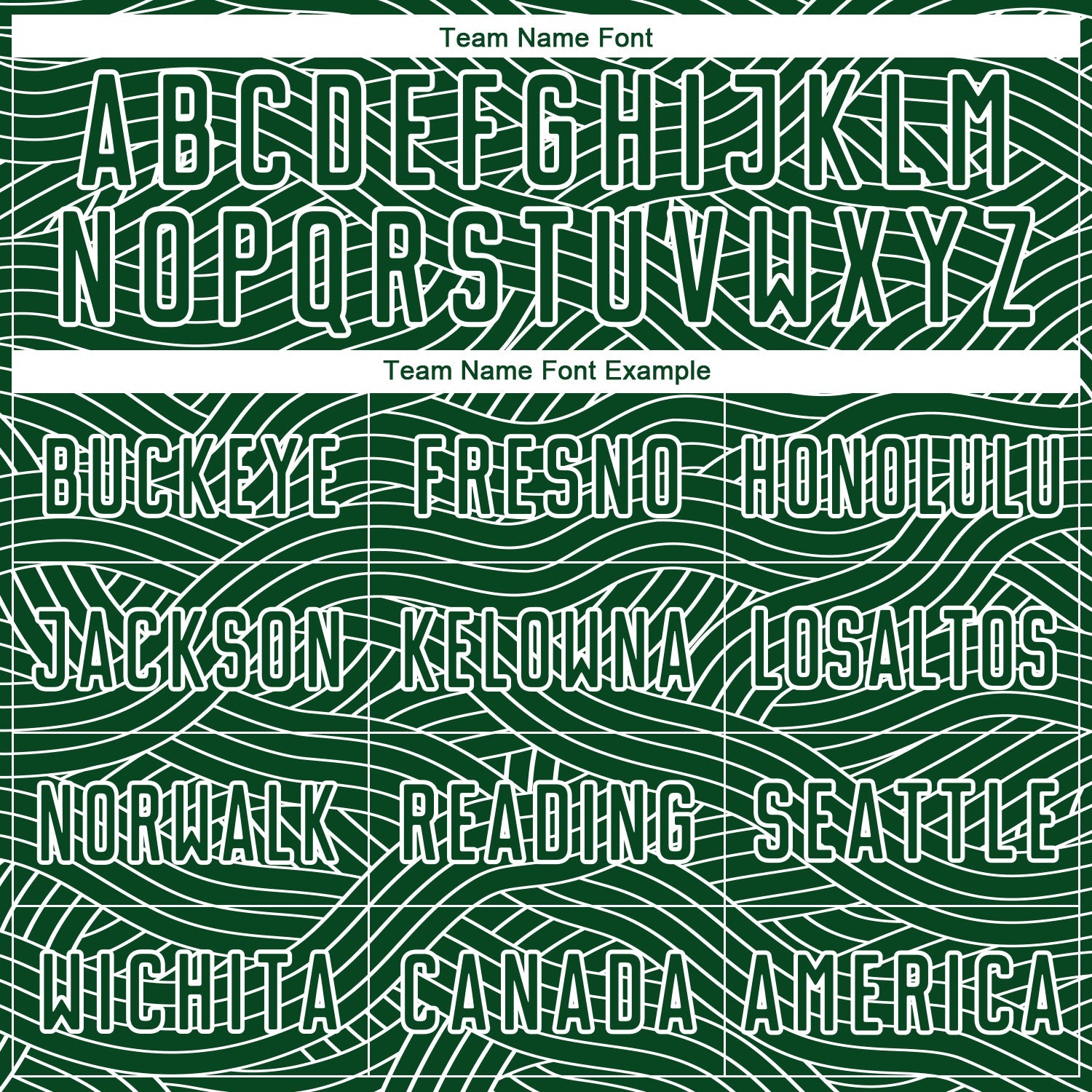 Custom Green-White Abstract Wave Lines Interlocking Sublimation Soccer Uniform Jersey view 5