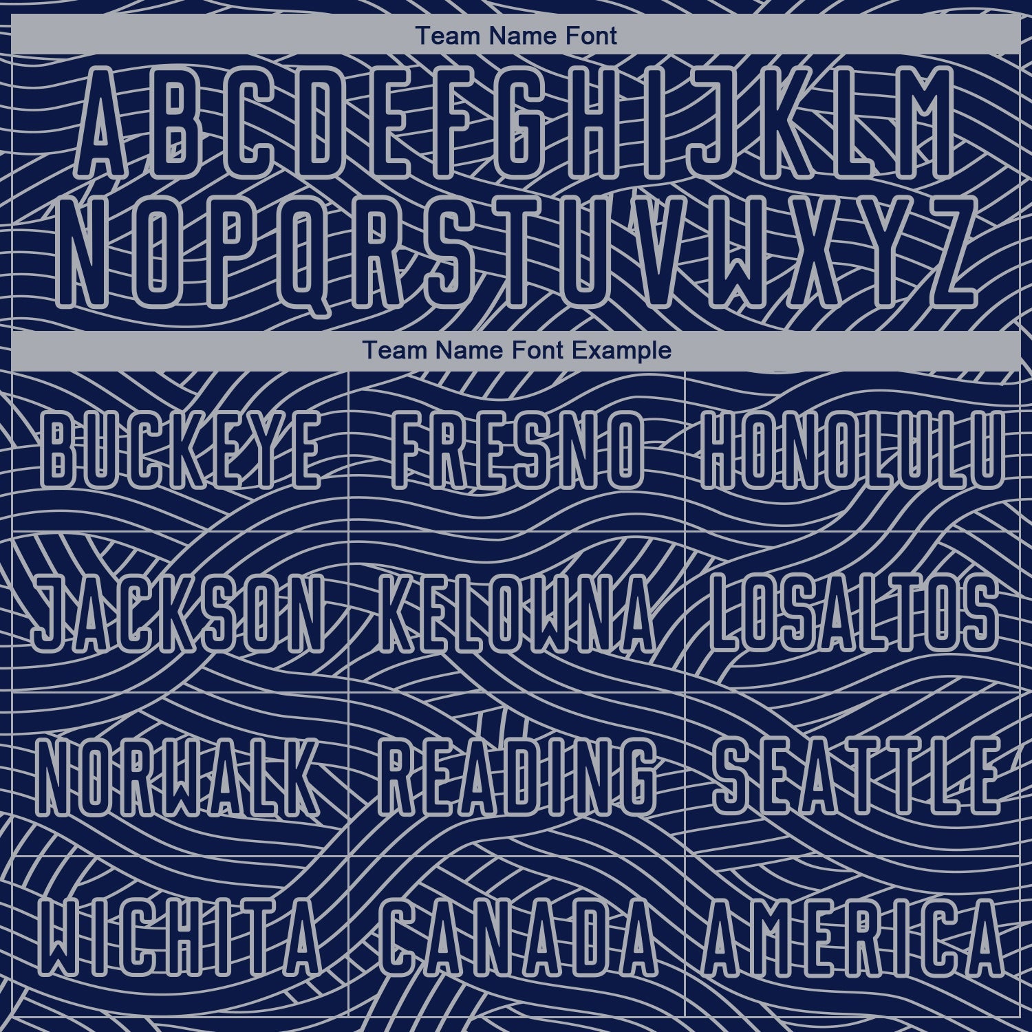 Custom Navy-Gray Abstract Wave Lines Interlocking Sublimation Soccer Uniform Jersey view 5