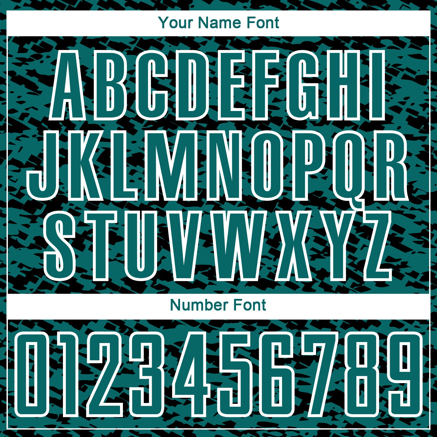 Custom Teal Black-White Geometric Fragment Splatter Sublimation Soccer Uniform Jersey view 6