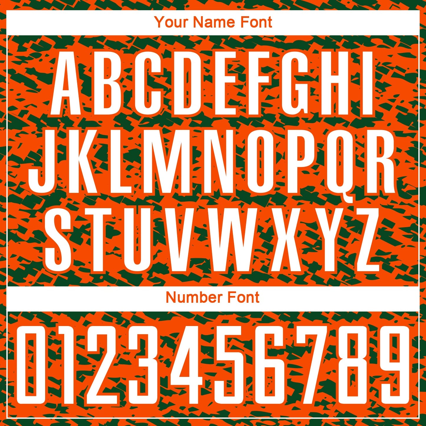 Custom Orange White-Green Geometric Fragment Splatter Sublimation Soccer Uniform Jersey view 6