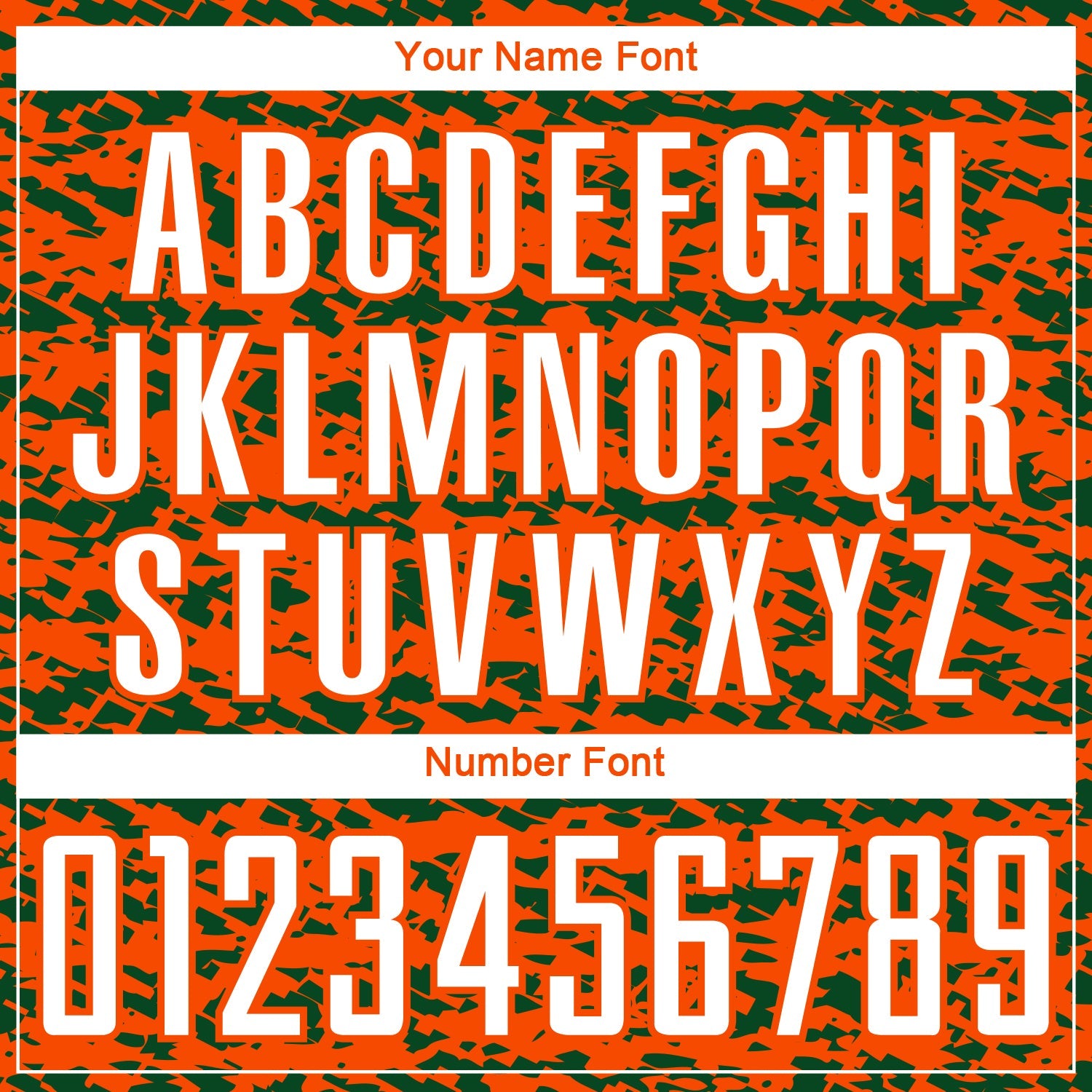 Custom Orange White-Green Geometric Fragment Splatter Sublimation Soccer Uniform Jersey view 6