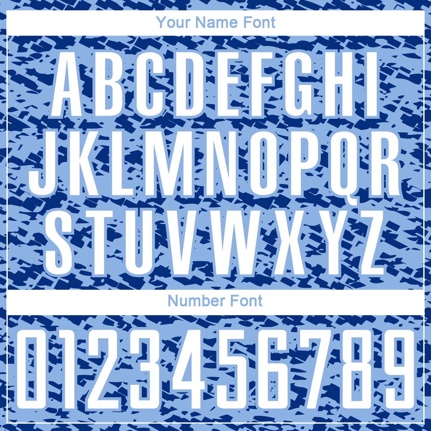 Custom Light Blue White-Royal Geometric Fragment Splatter Sublimation Soccer Uniform Jersey view 6