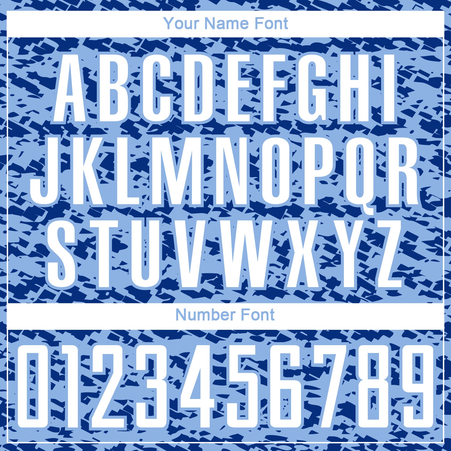 Custom Light Blue White-Royal Geometric Fragment Splatter Sublimation Soccer Uniform Jersey view 6