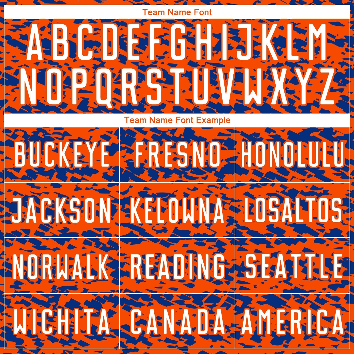 Custom Orange-Royal Geometric Fragment Splatter Sublimation Soccer Uniform Jersey view 5
