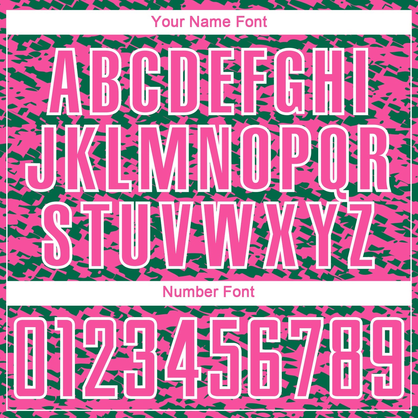 Custom Pink Kelly Green-White Geometric Fragment Splatter Sublimation Soccer Uniform Jersey view 6