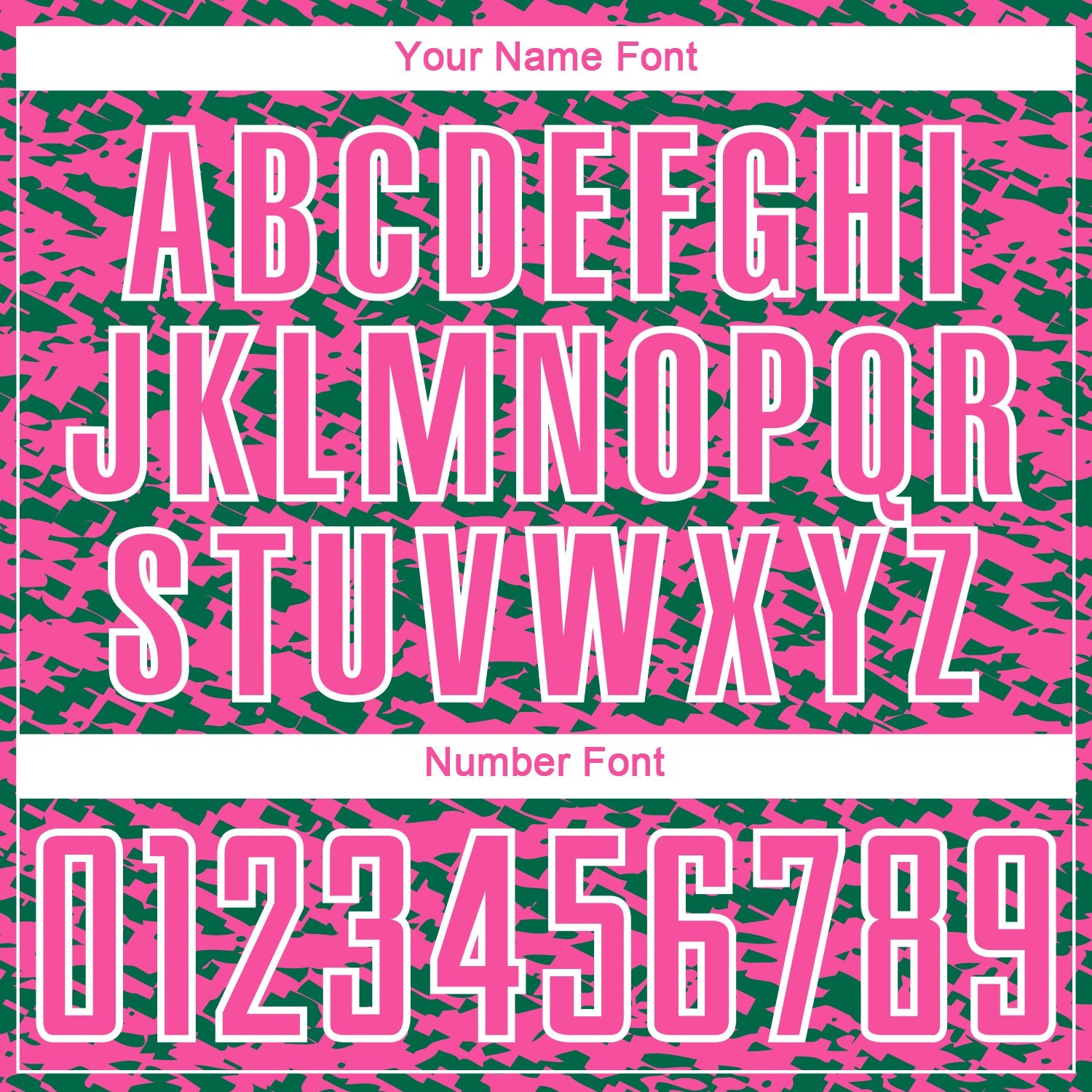Custom Pink Kelly Green-White Geometric Fragment Splatter Sublimation Soccer Uniform Jersey view 6