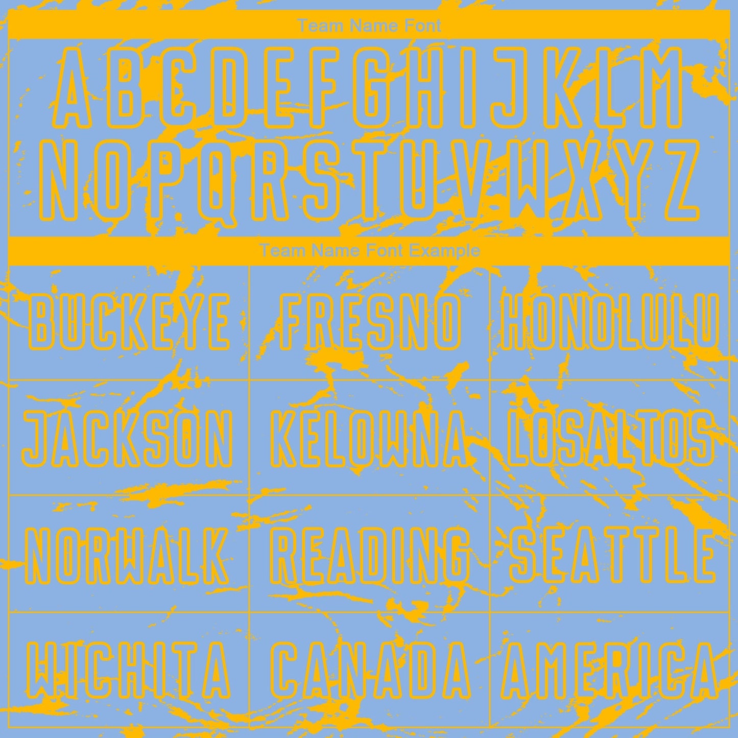 Custom Light Blue-Gold Abstract Fluid Marble Sublimation Soccer Uniform Jersey view 5