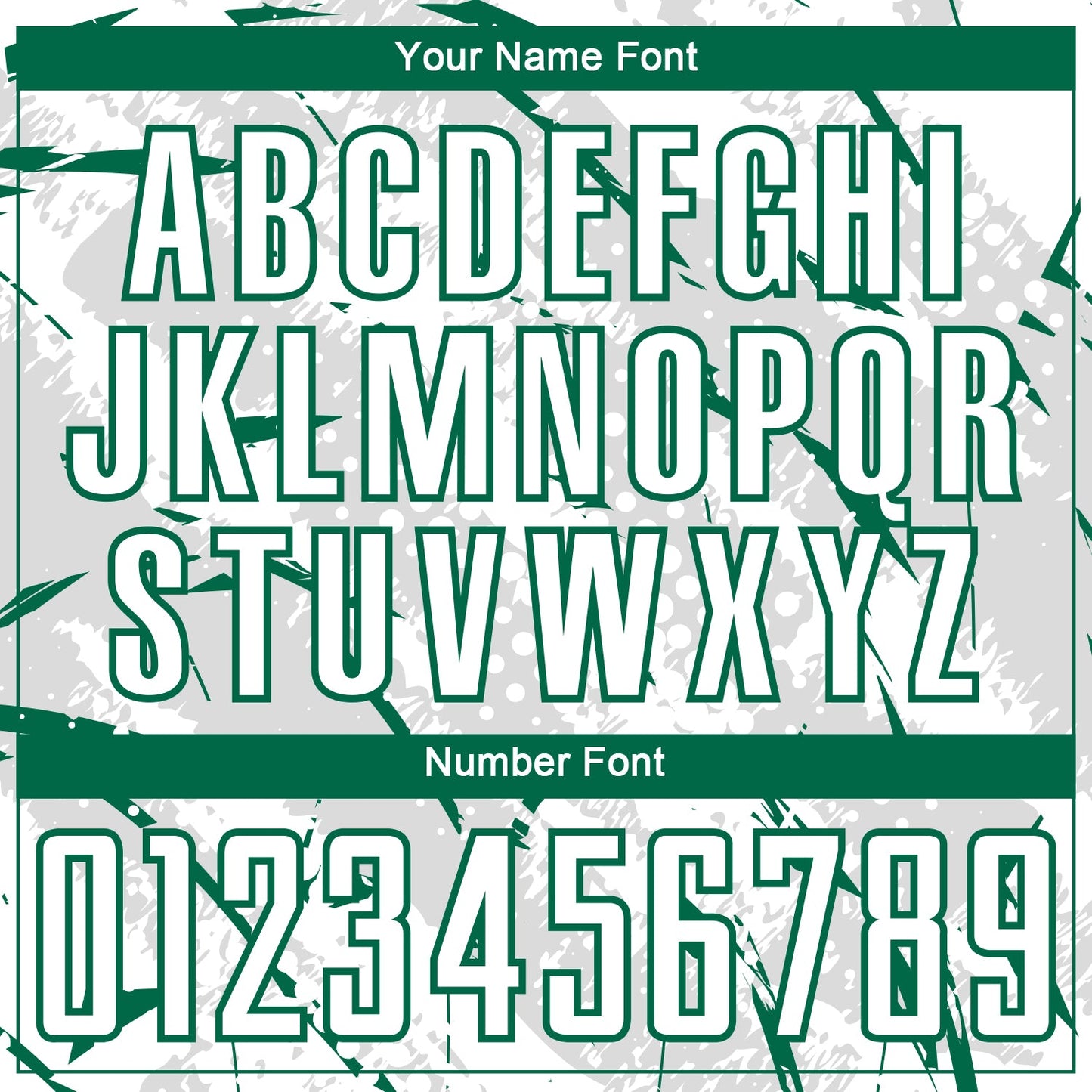 Custom White Kelly Green-Gray Brush Stroke Slashes And Dot Grid Sublimation Soccer Uniform Jersey view 6