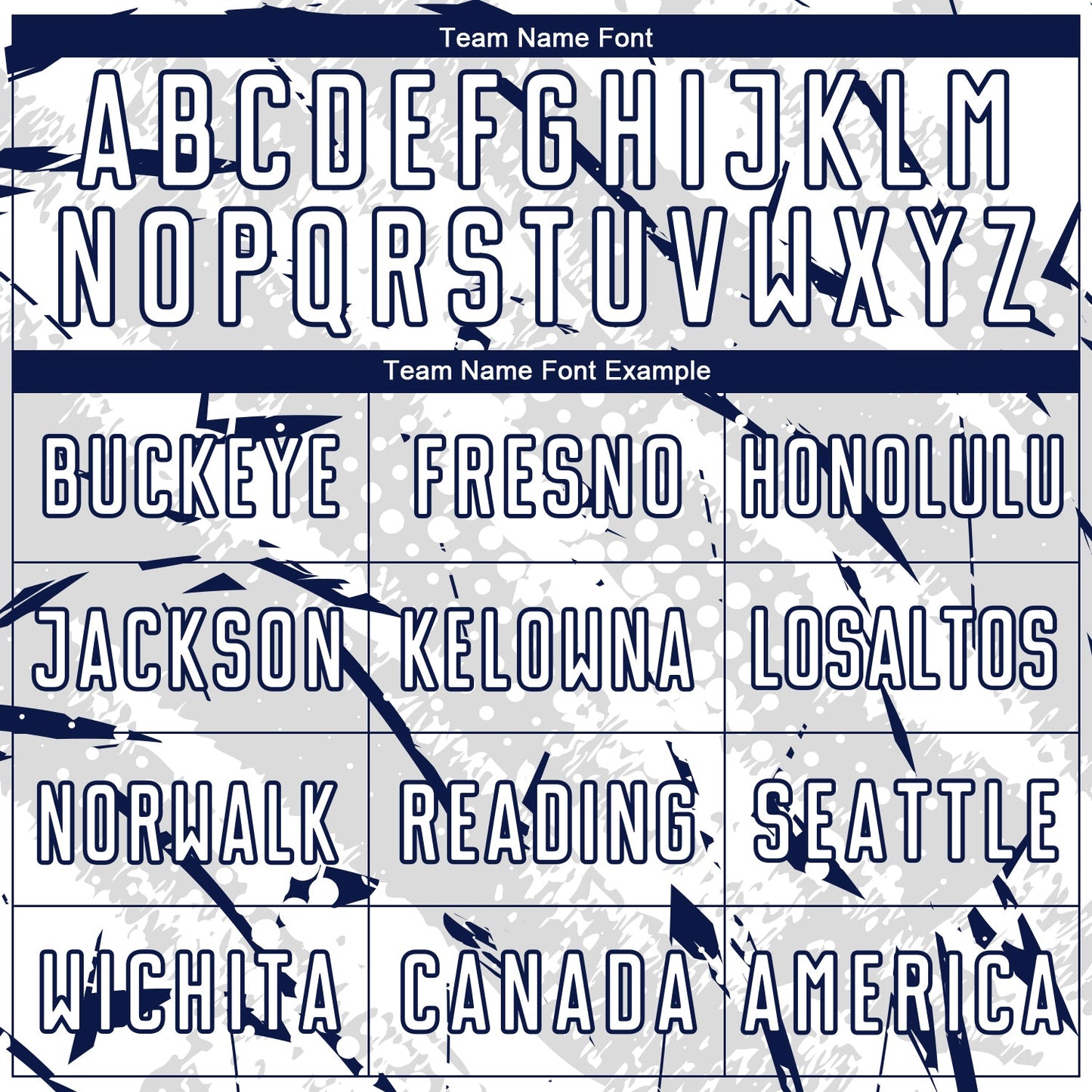 Custom White Navy-Gray Brush Stroke Slashes And Dot Grid Sublimation Soccer Uniform Jersey view 5
