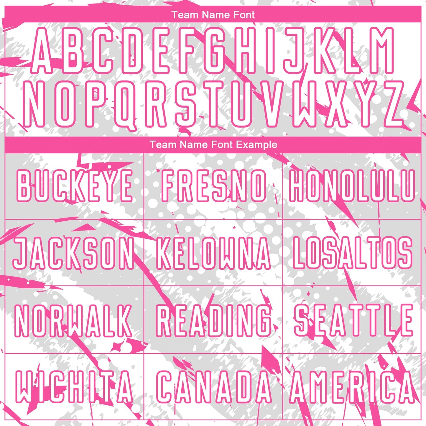 Custom White Pink-Gray Brush Stroke Slashes And Dot Grid Sublimation Soccer Uniform Jersey view 5