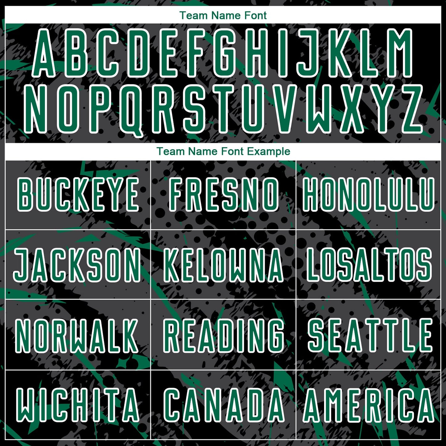 Custom Black Kelly Green Gray-White Brush Stroke Slashes And Dot Grid Sublimation Soccer Uniform Jersey view 5