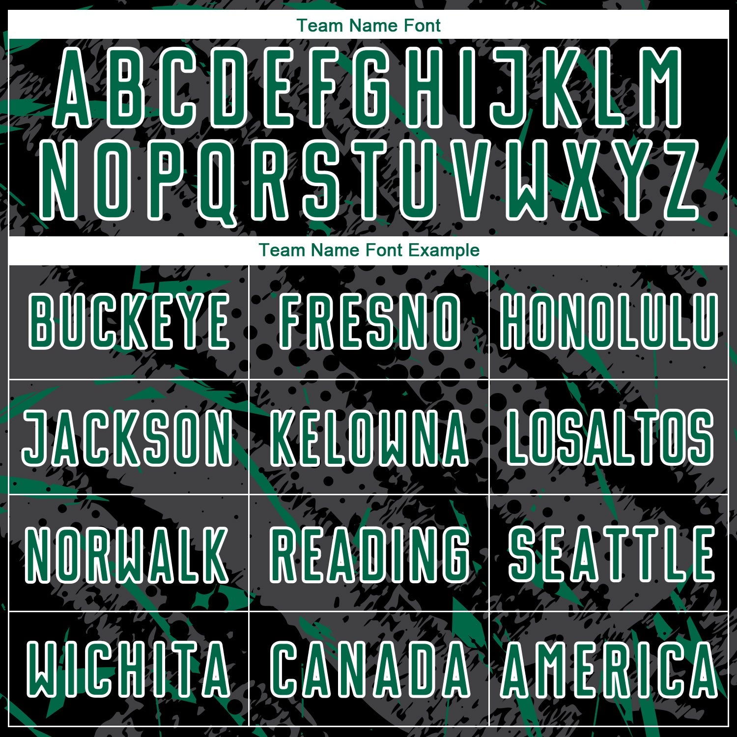 Custom Black Kelly Green Gray-White Brush Stroke Slashes And Dot Grid Sublimation Soccer Uniform Jersey view 5