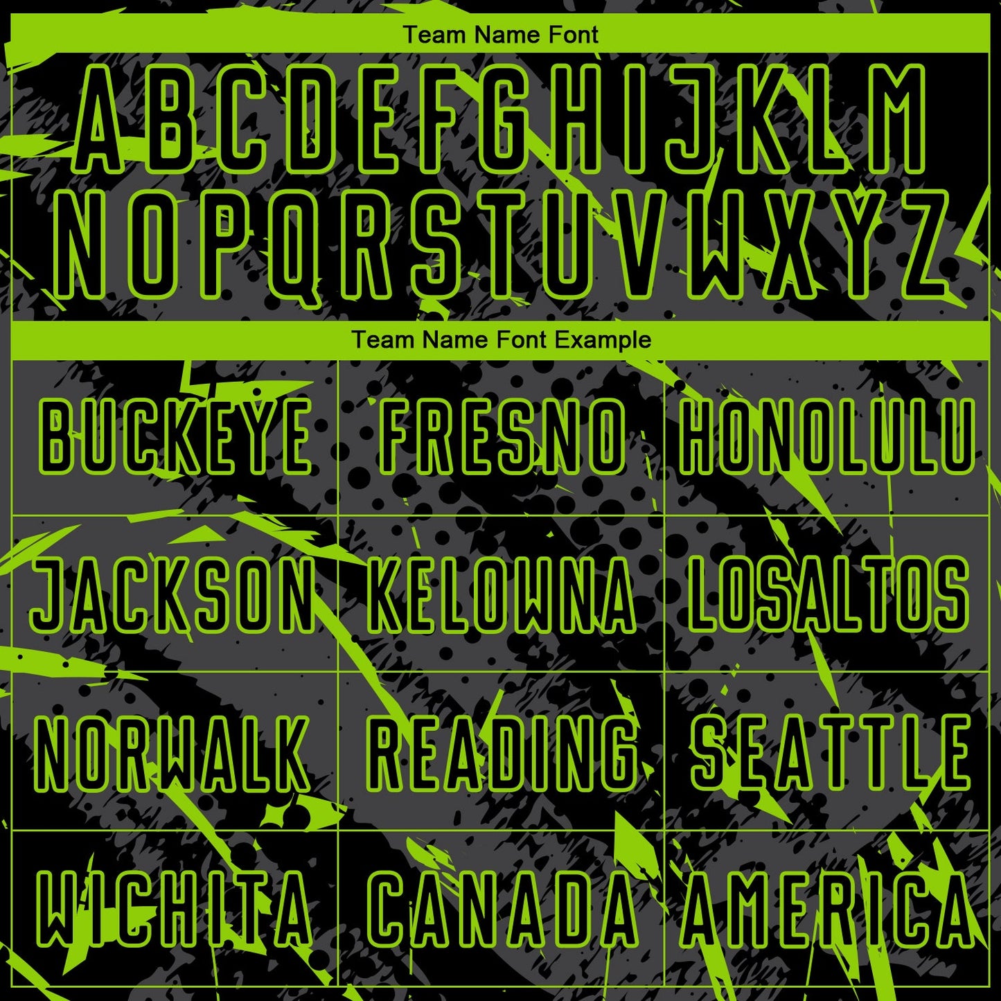 Custom Black Neon Green-Gray Brush Stroke Slashes And Dot Grid Sublimation Soccer Uniform Jersey view 5