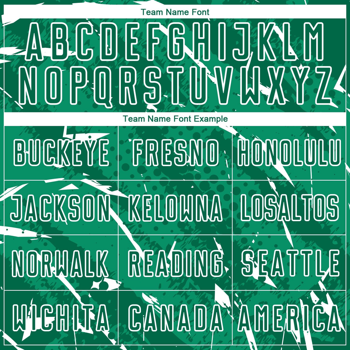 Custom Kelly Green-White Brush Stroke Slashes And Dot Grid Sublimation Soccer Uniform Jersey view 5