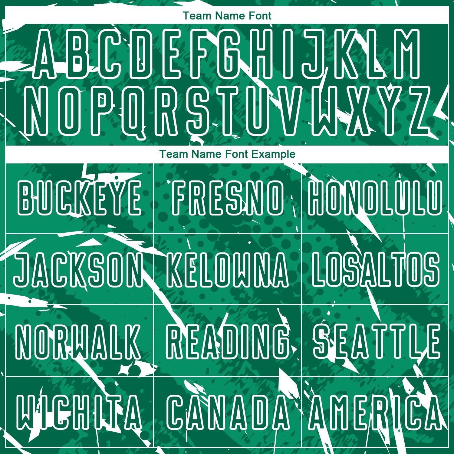 Custom Kelly Green-White Brush Stroke Slashes And Dot Grid Sublimation Soccer Uniform Jersey view 5