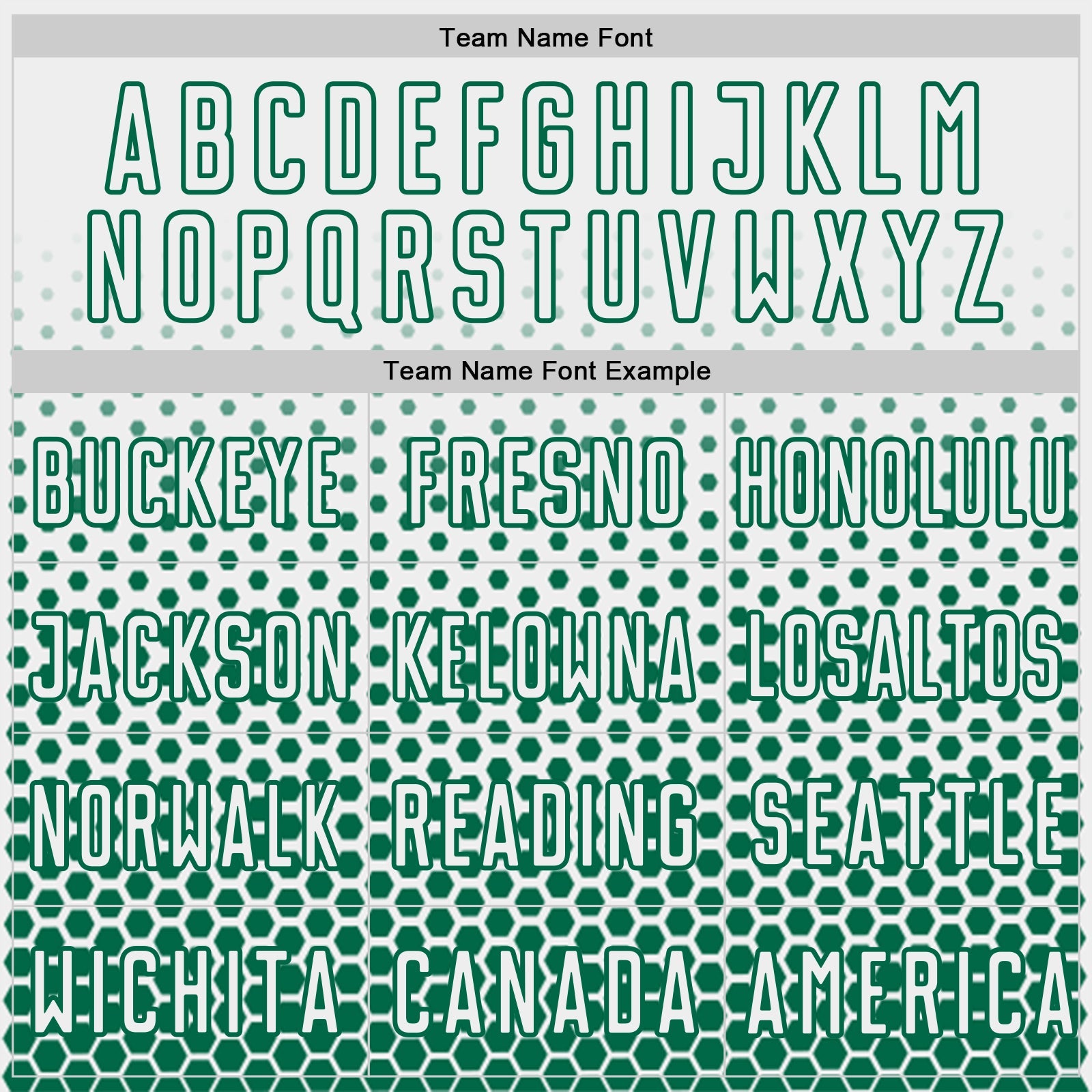 Custom White-Kelly Green Geometric Hexagonal Dot Gradient Sublimation Soccer Uniform Jersey view 5