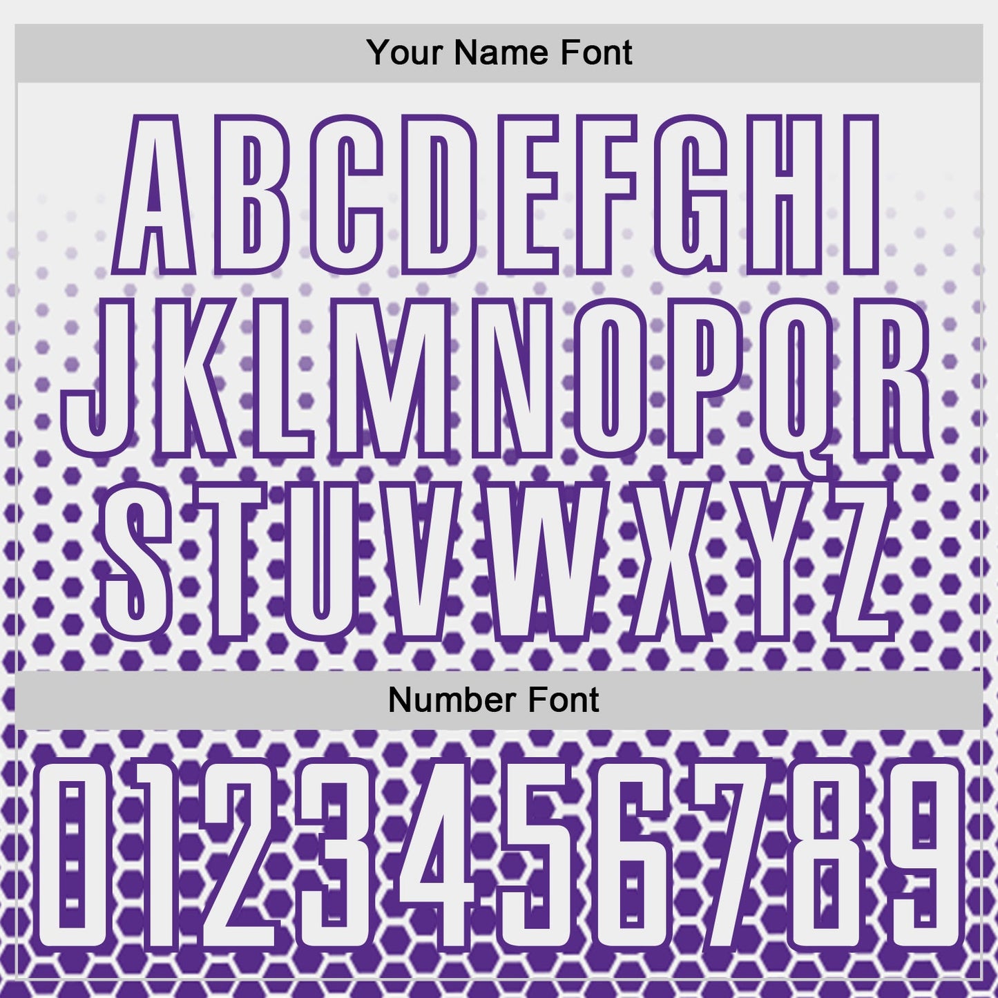 Custom White-Purple Geometric Hexagonal Dot Gradient Sublimation Soccer Uniform Jersey view 6