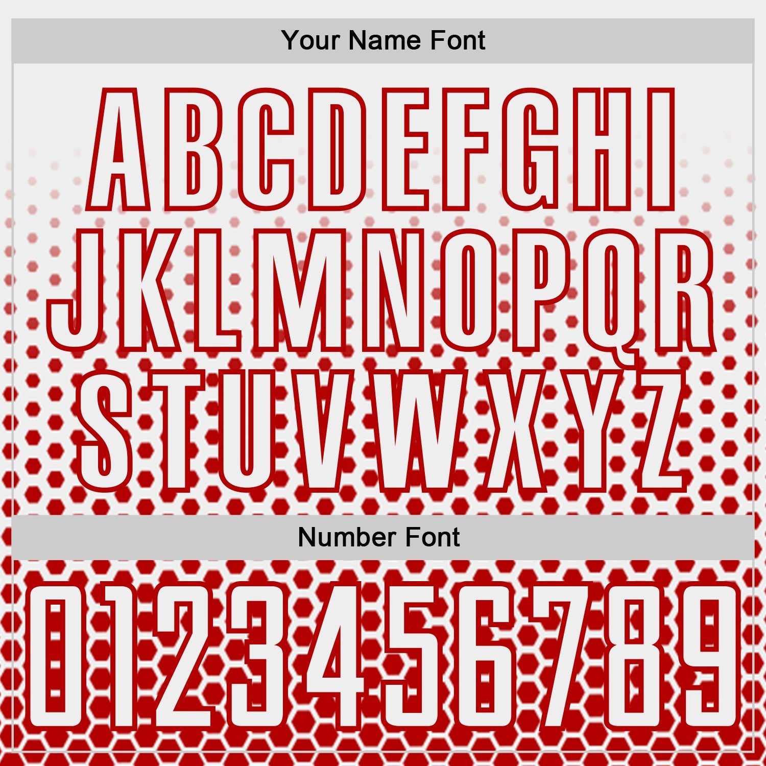 Custom White-Red Geometric Hexagonal Dot Gradient Sublimation Soccer Uniform Jersey view 6