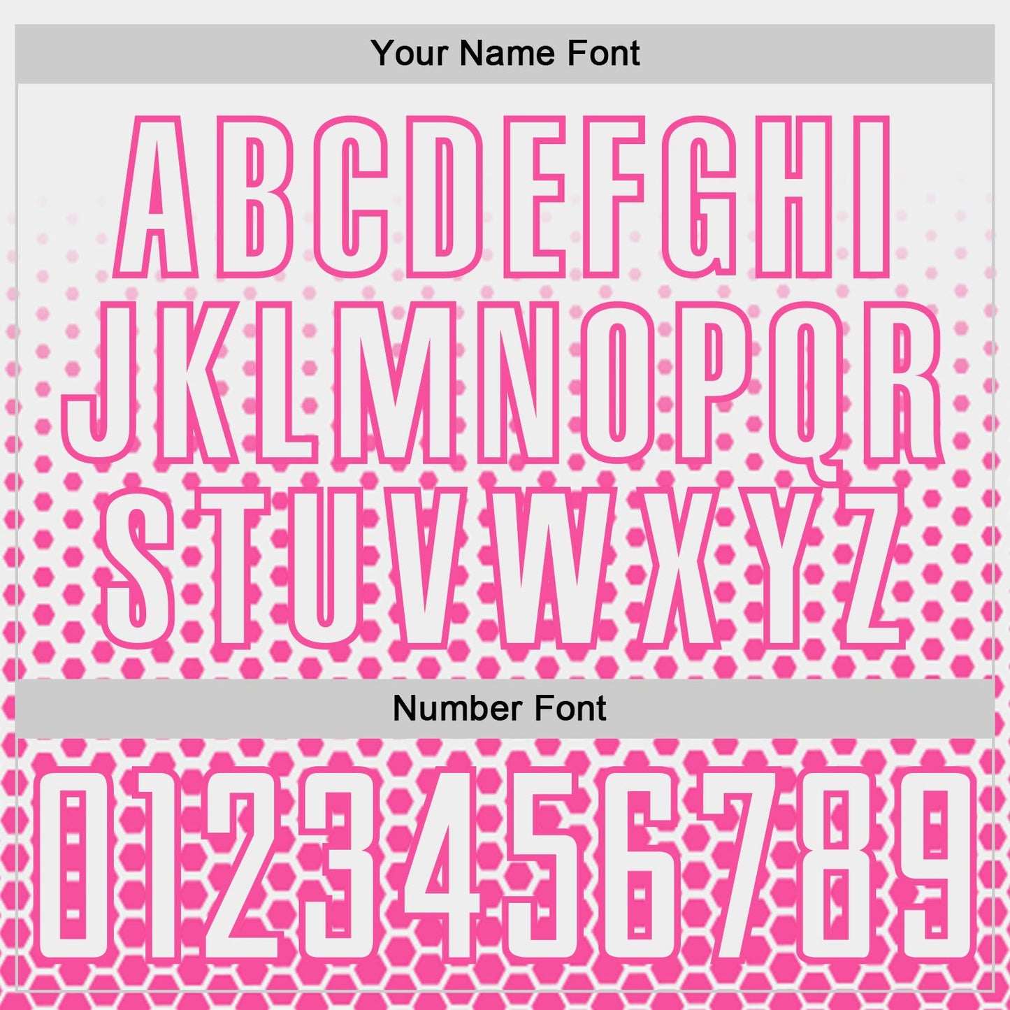 Custom White-Pink Geometric Hexagonal Dot Gradient Sublimation Soccer Uniform Jersey view 6