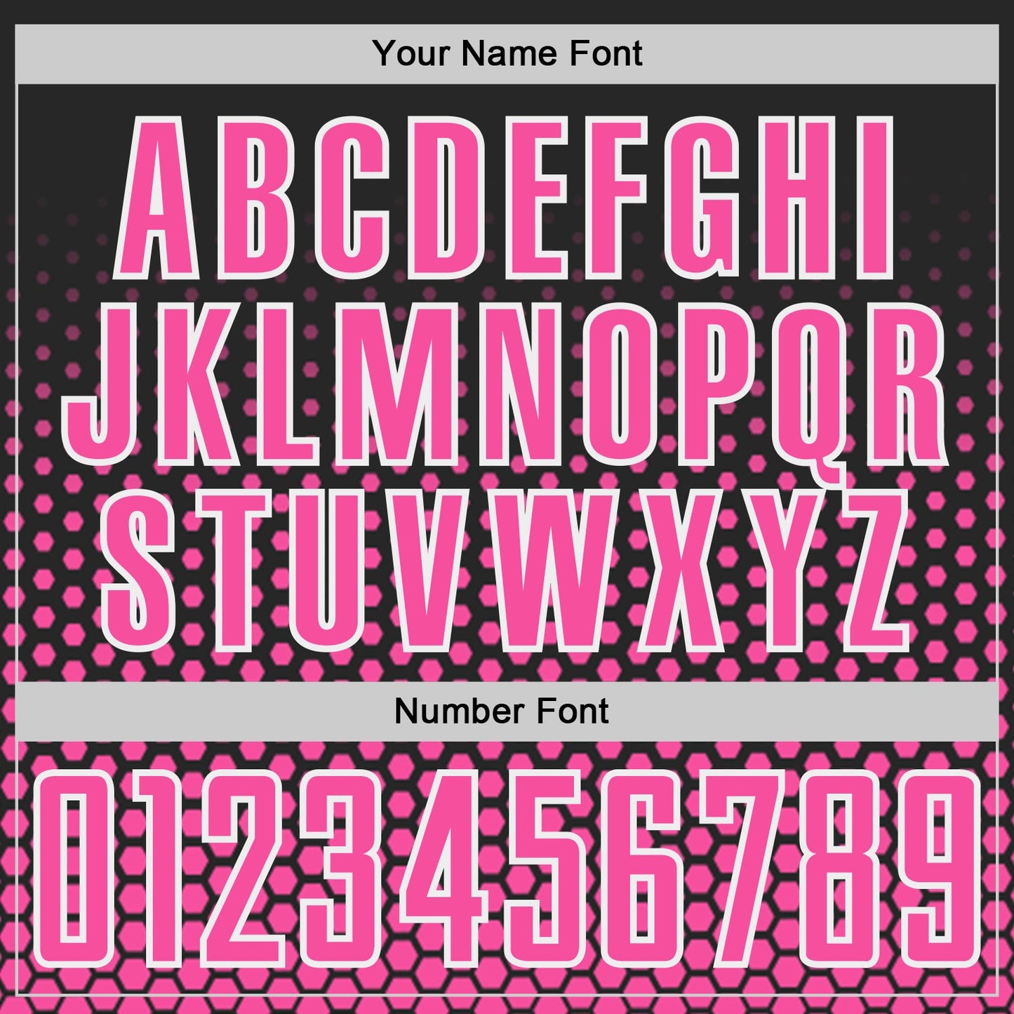 Custom Black Pink-White Geometric Hexagonal Dot Gradient Sublimation Soccer Uniform Jersey view 6