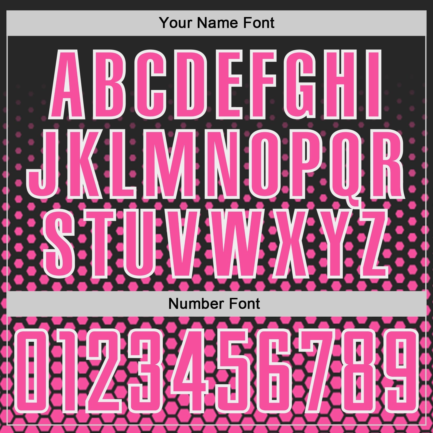 Custom Black Pink-White Geometric Hexagonal Dot Gradient Sublimation Soccer Uniform Jersey view 6