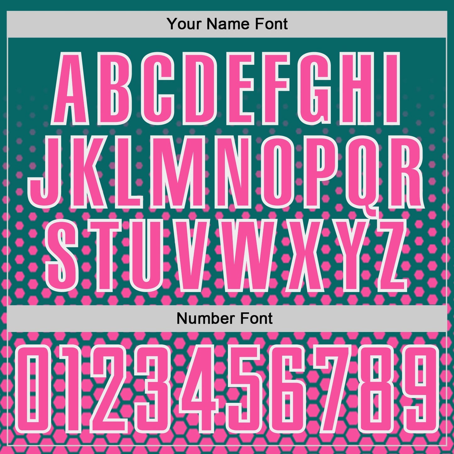 Custom Teal Pink-White Geometric Hexagonal Dot Gradient Sublimation Soccer Uniform Jersey view 6