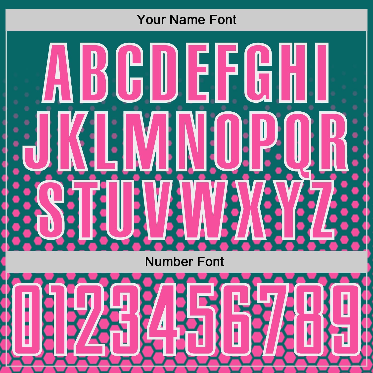 Custom Teal Pink-White Geometric Hexagonal Dot Gradient Sublimation Soccer Uniform Jersey view 6