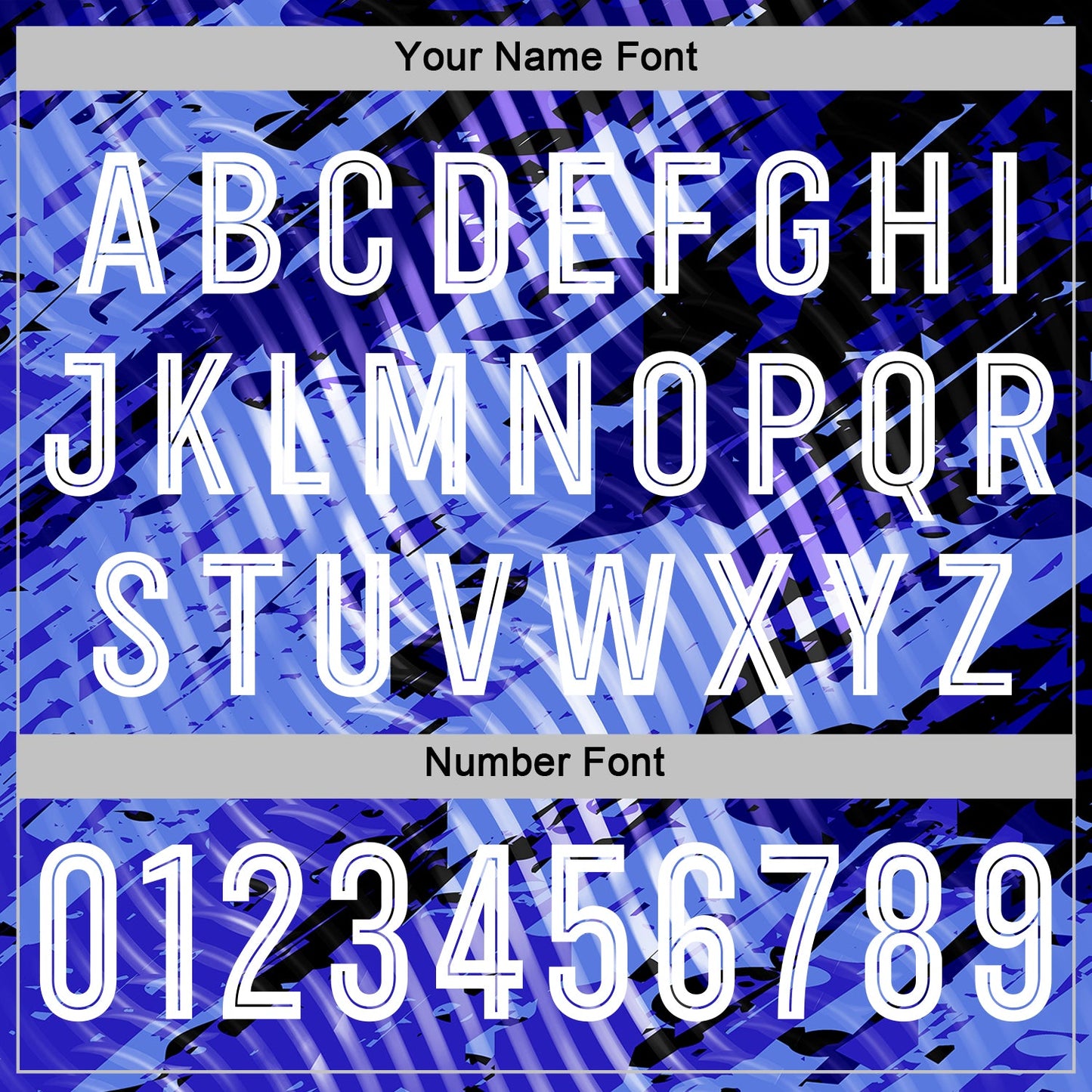 Custom Blue White-Black Abstract Swirl Wave Grunge Splatter Sublimation Soccer Uniform Jersey view 6