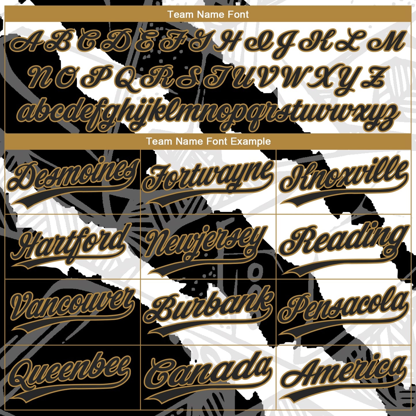 Custom Graffiti Pattern Black-Old Gold 3D Two-Button Unisex Softball Jersey view 5